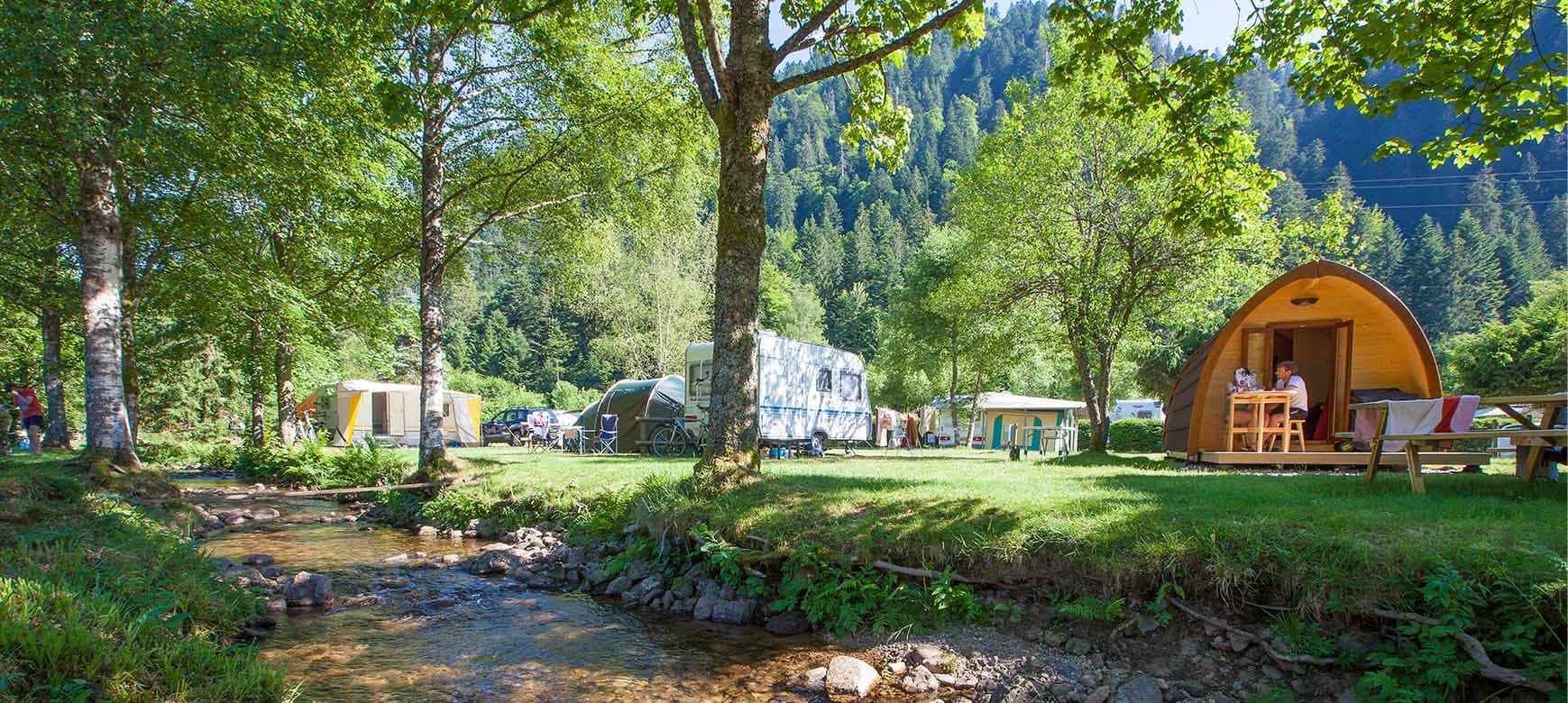 A scenery from Camping VERTE VALLEE