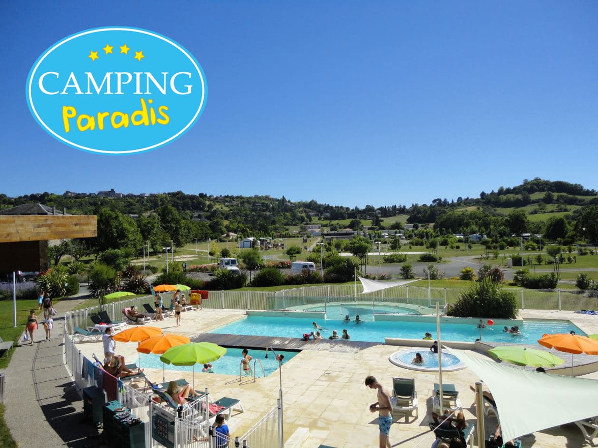 A scenery from Camping Paradis Vallée du Lot