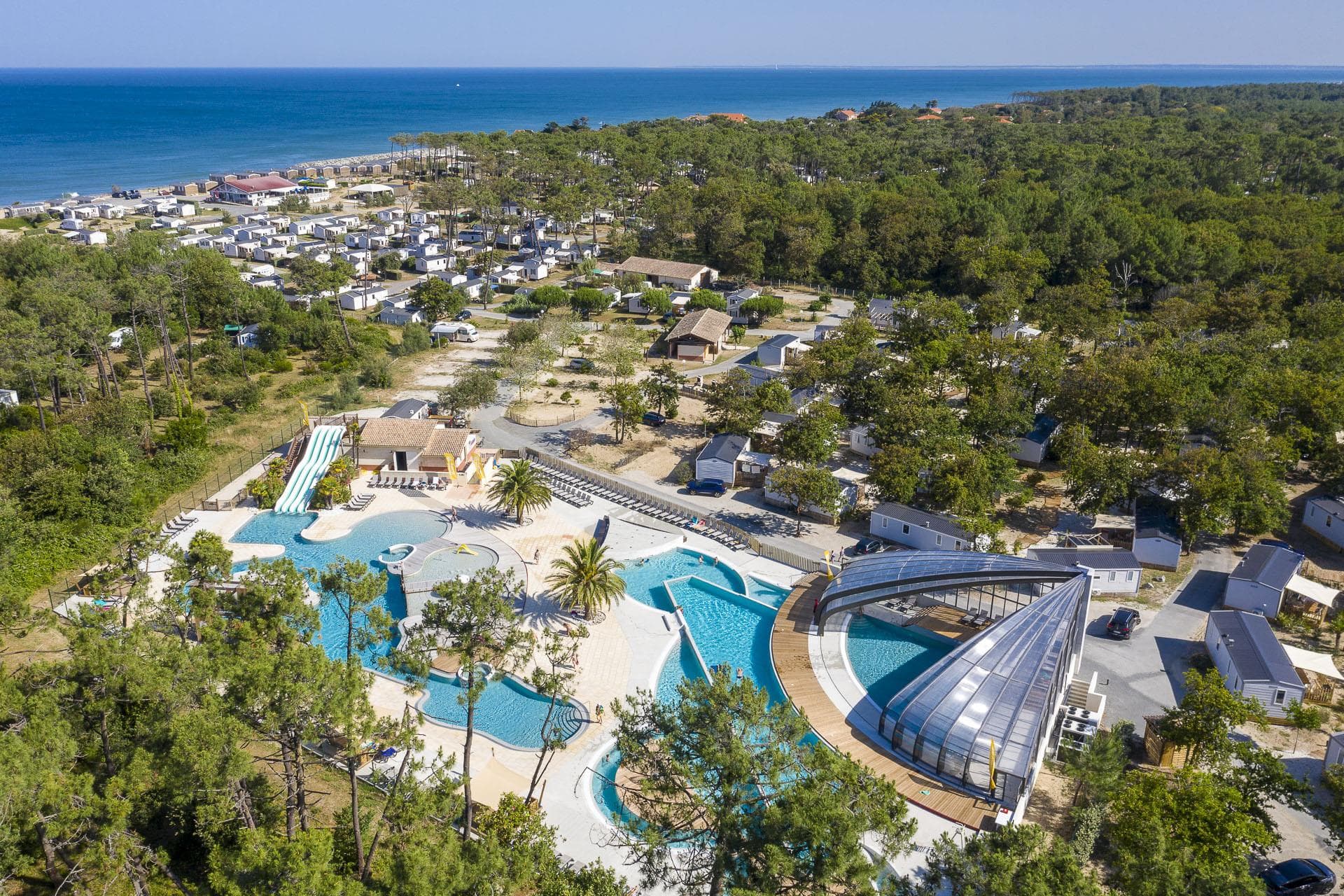 A scenery from Camping Sandaya Soulac Plage
