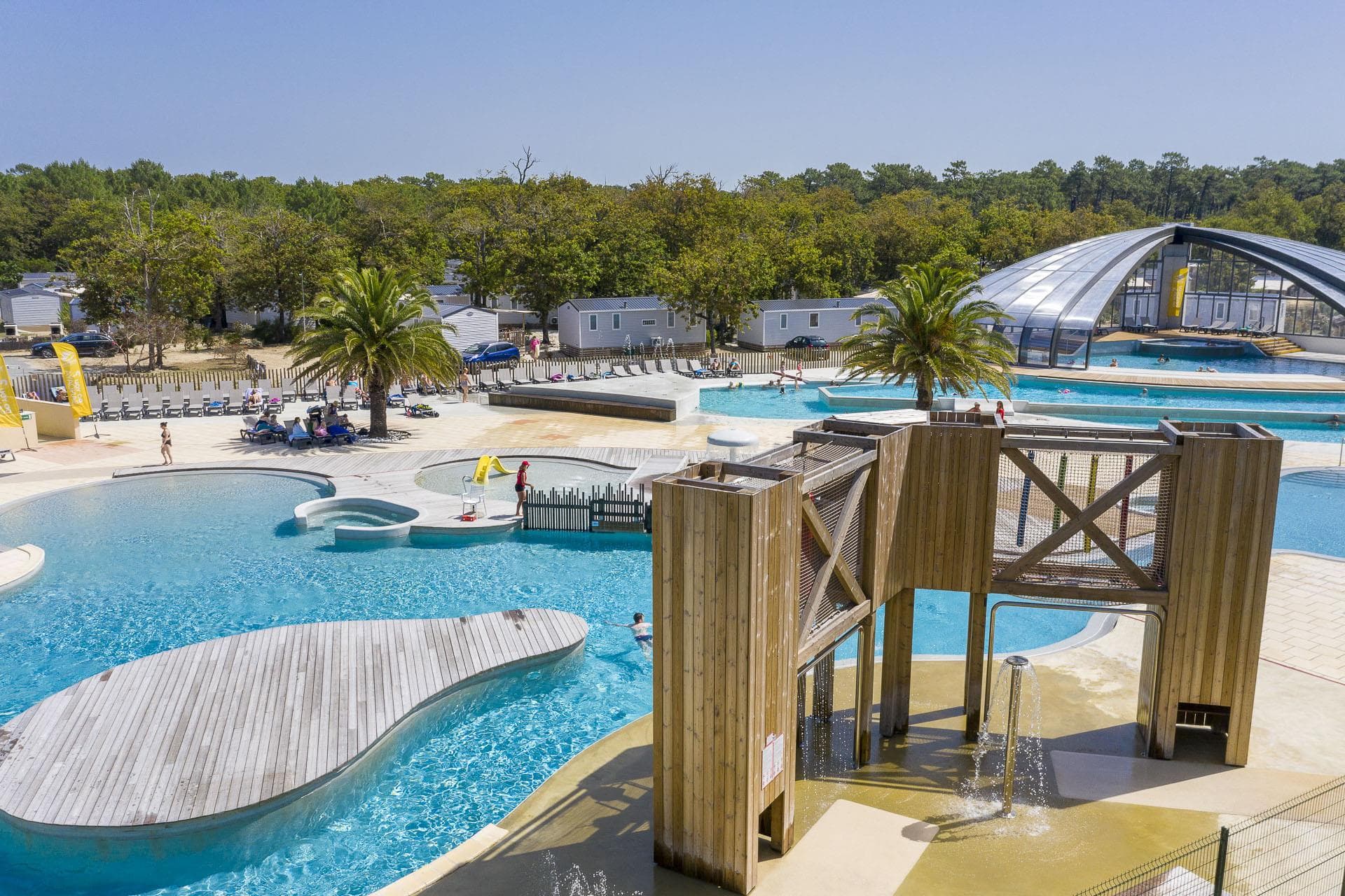 A scenery from Camping Sandaya Soulac Plage