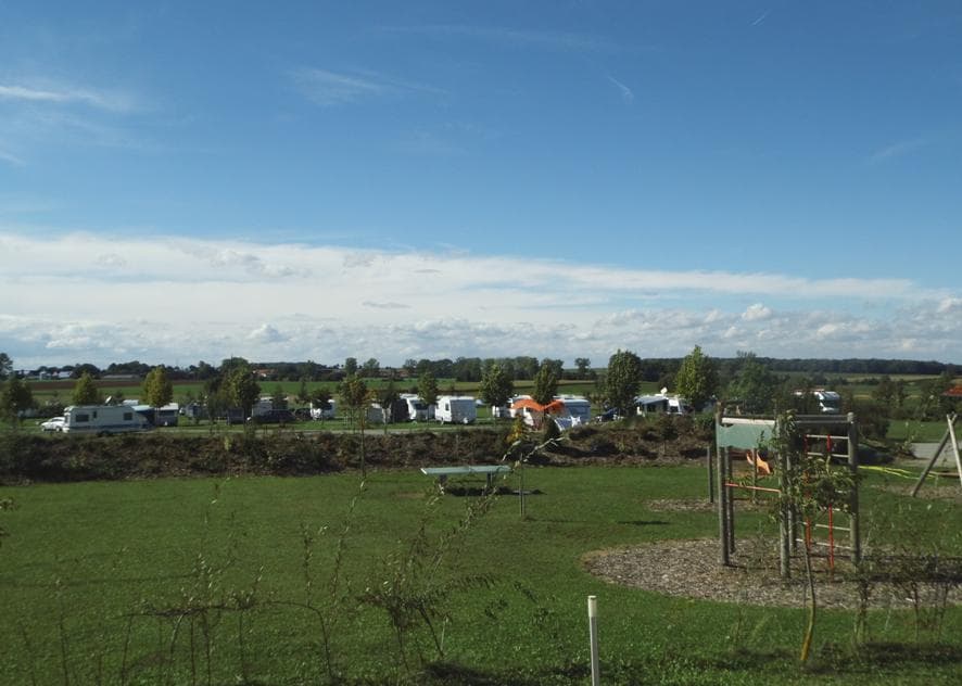 A scenery from Camping Paradies Franken