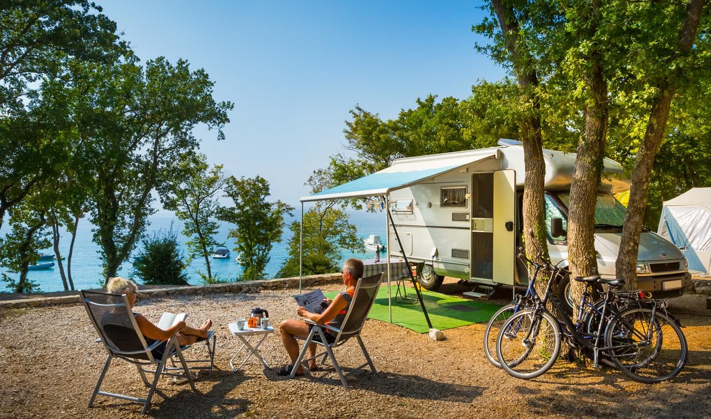 A scenery from Aminess Atea Camping Resort