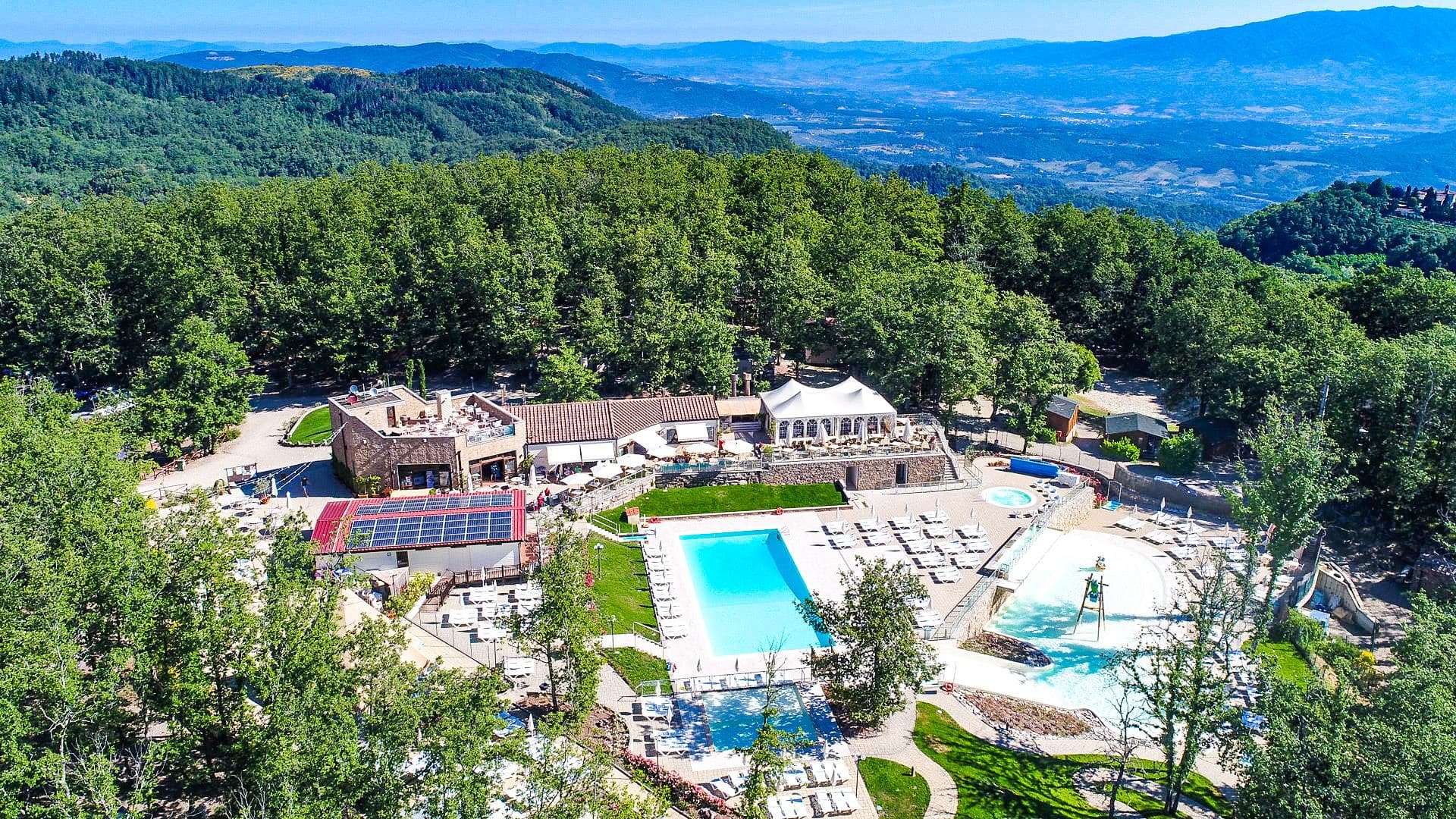 A scenery from Chianti Glamping Resort