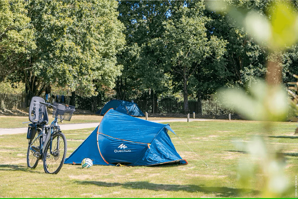 A scenery from Camping des Gayeulles