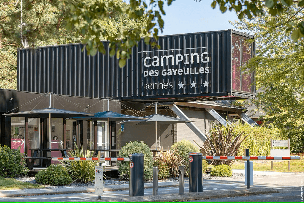 A scenery from Camping des Gayeulles