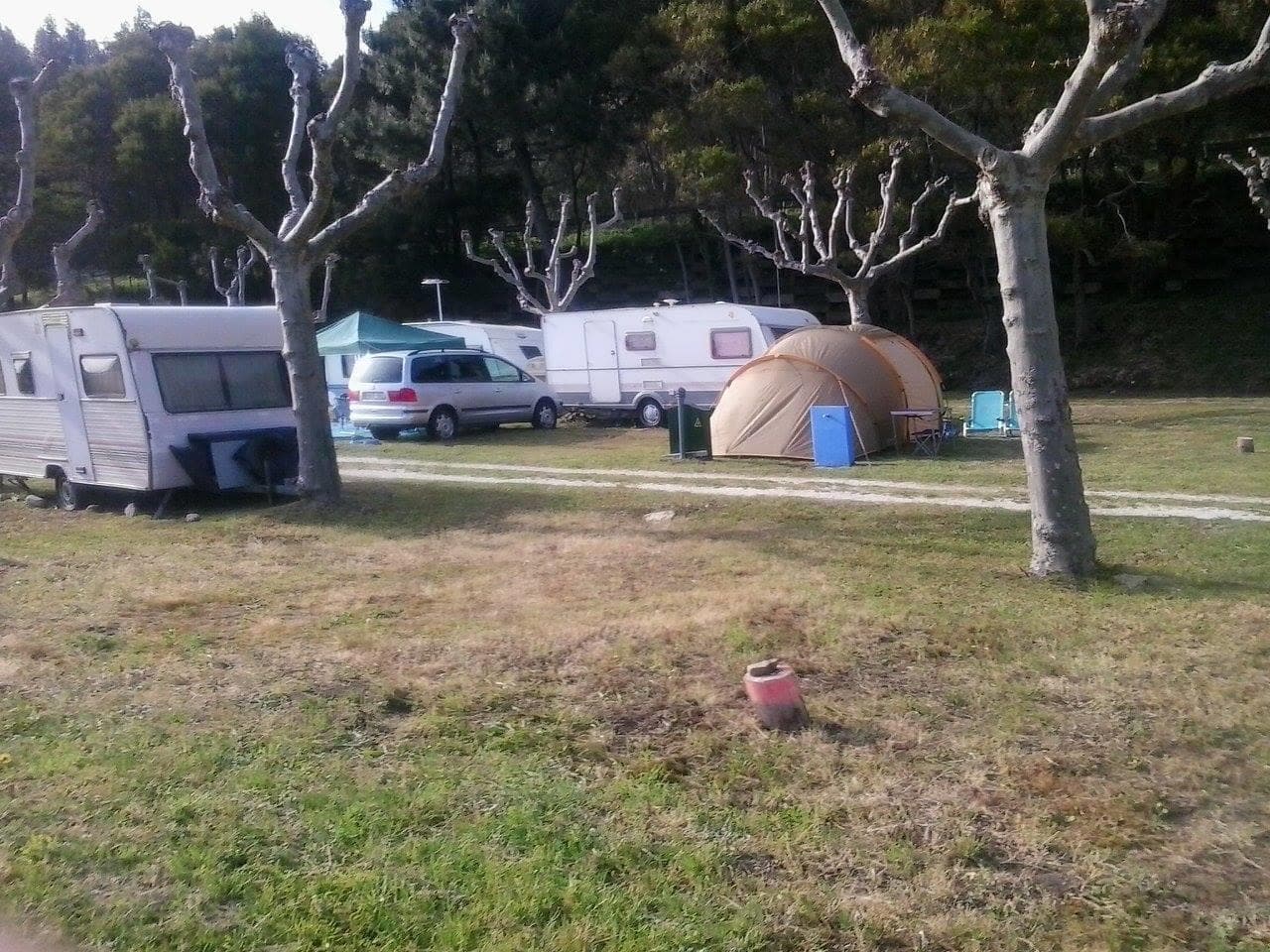 A scenery from Camping A'Vouga