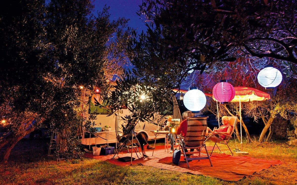 A scenery from Camping Bor
