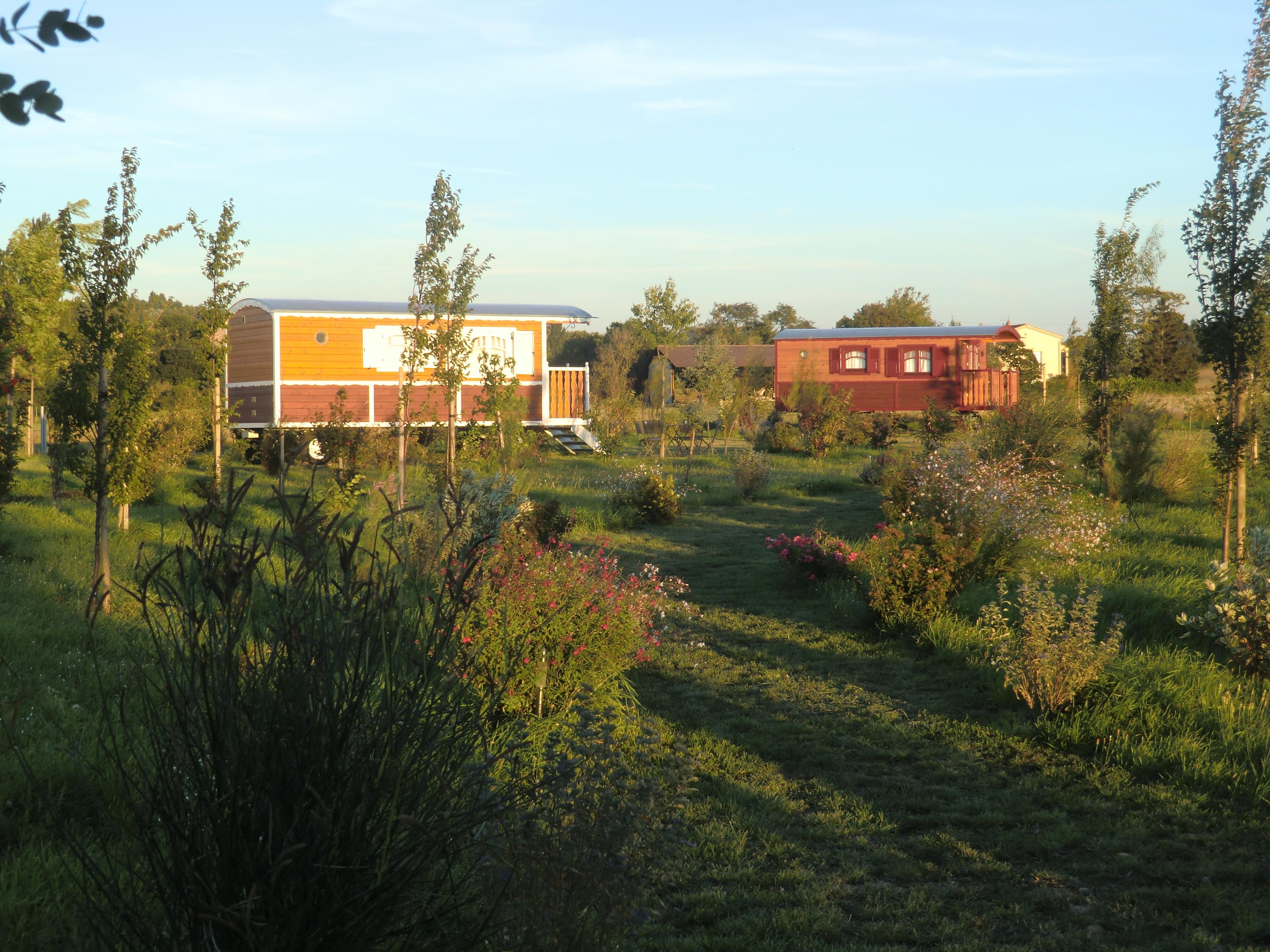 A scenery from La Ferme de l'Autruche Drômoise
