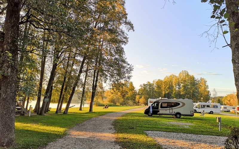 A scenery from Camping Stein