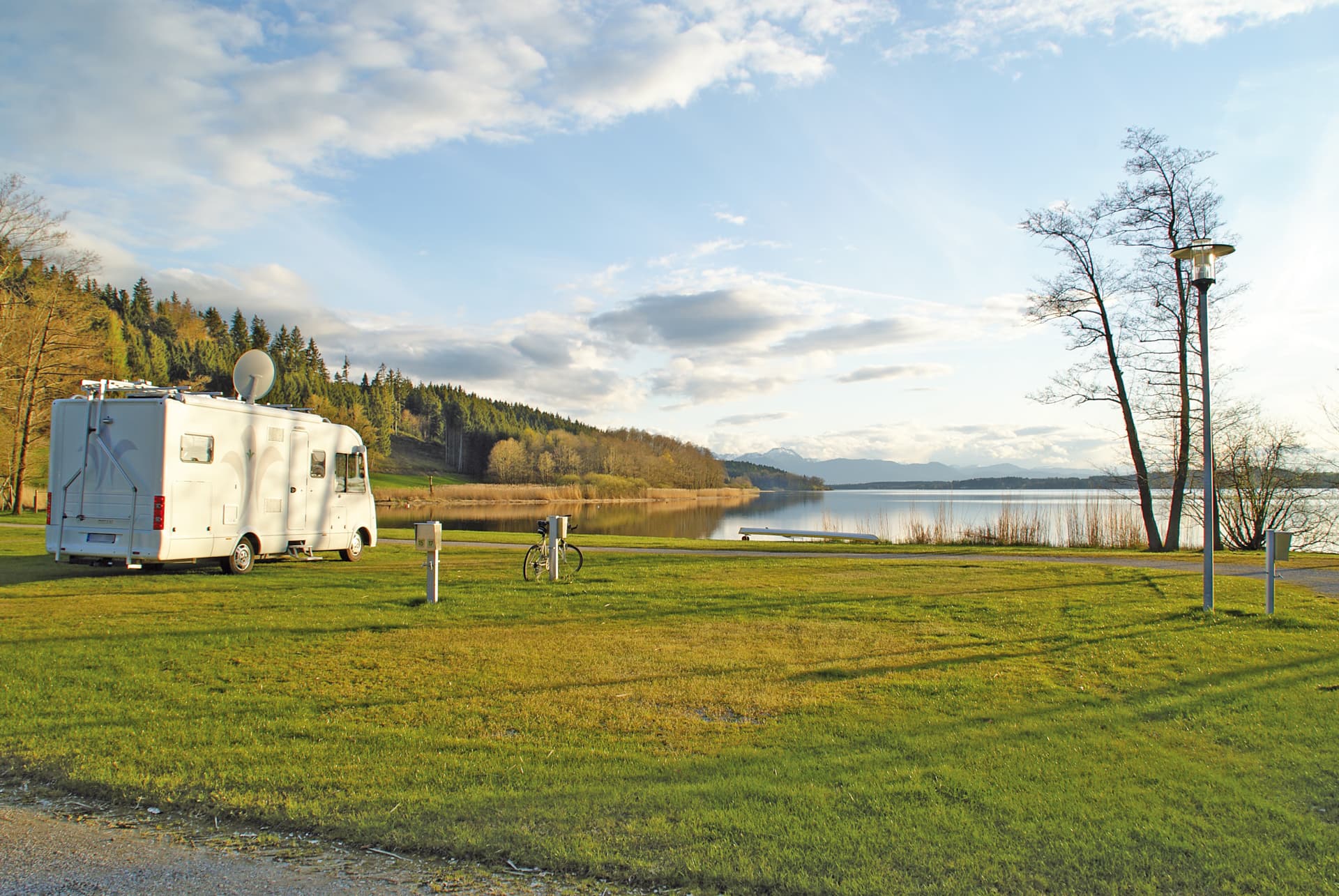 A scenery from Camping Stein