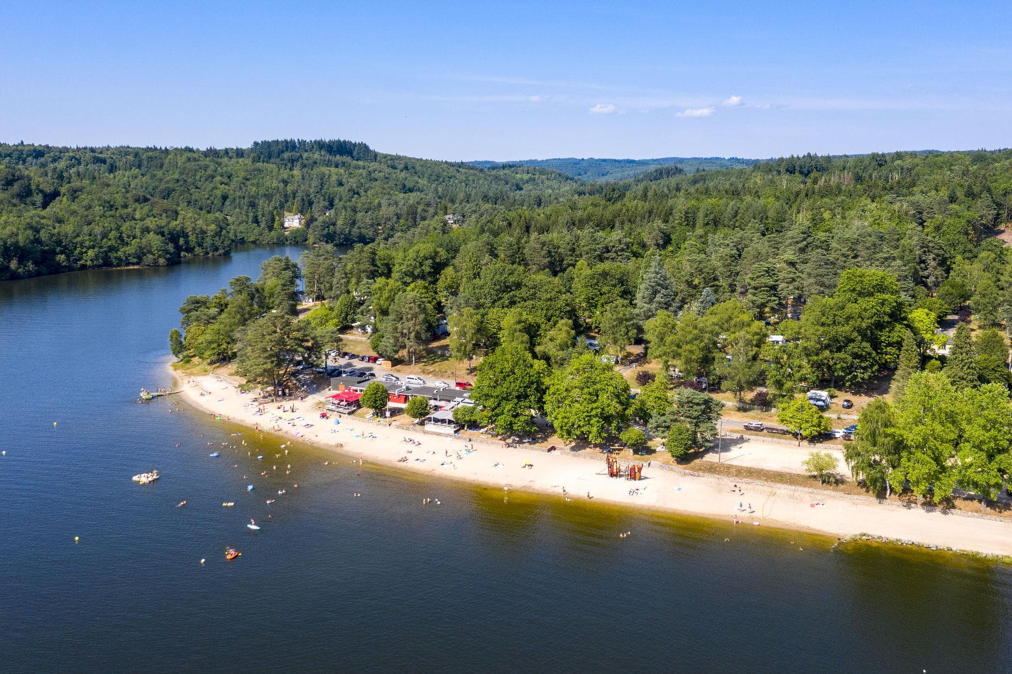 A scenery from Camping du Lac