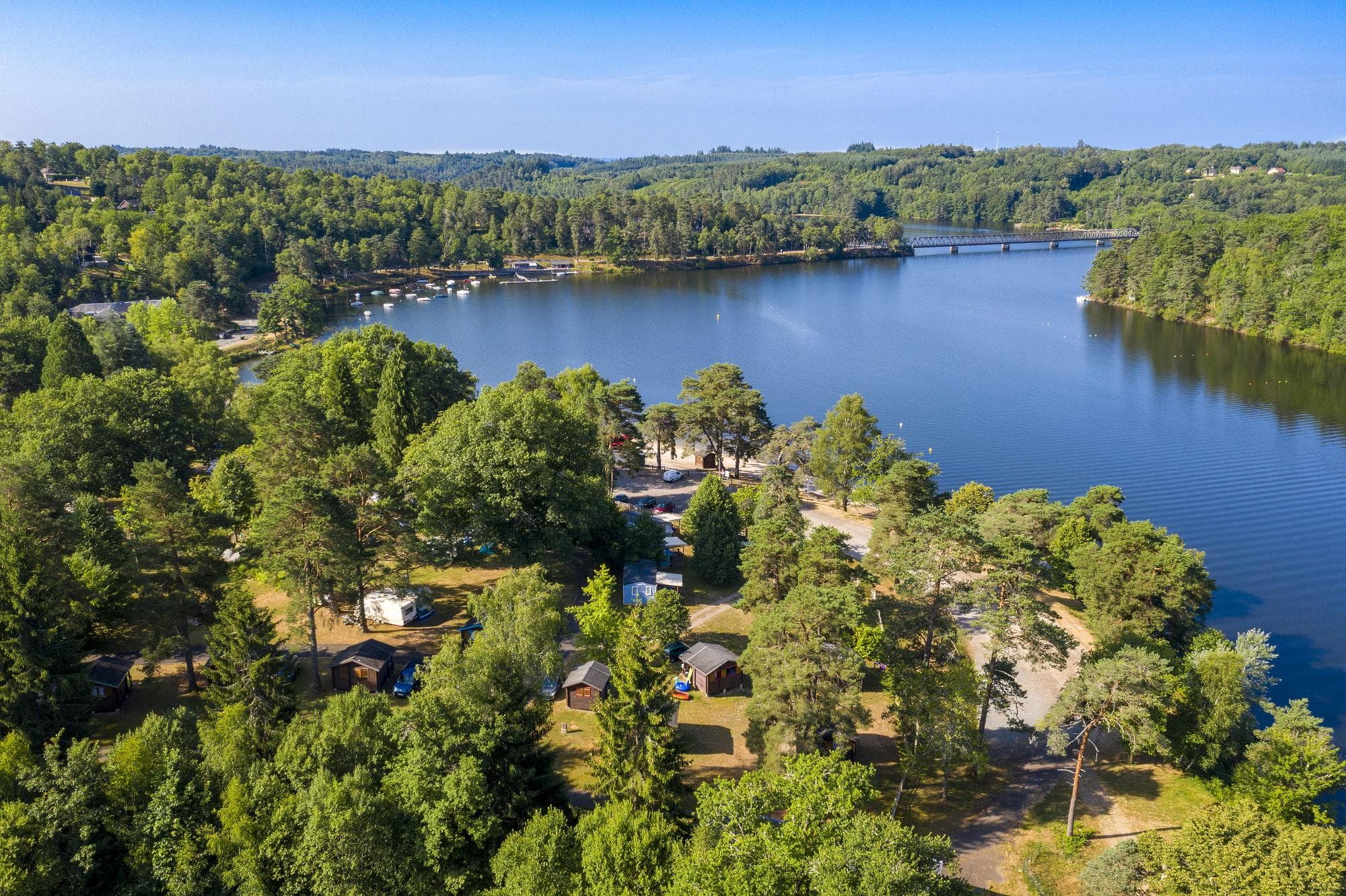 A scenery from Camping du Lac