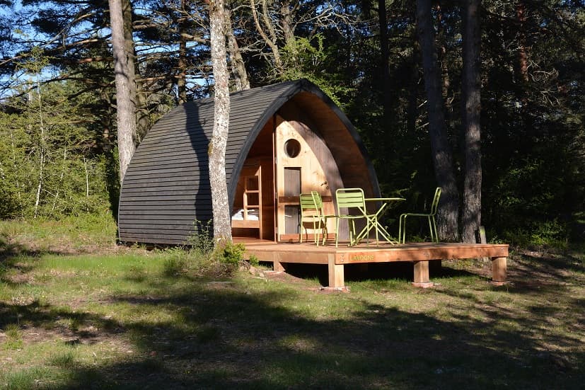 A scenery from Eco-camping du Larzac