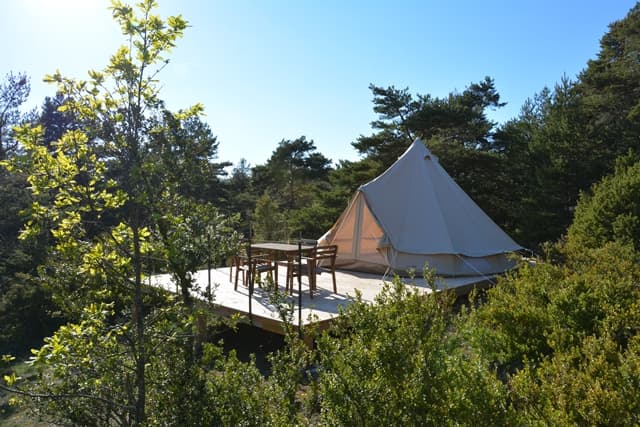 A scenery from Eco-camping du Larzac