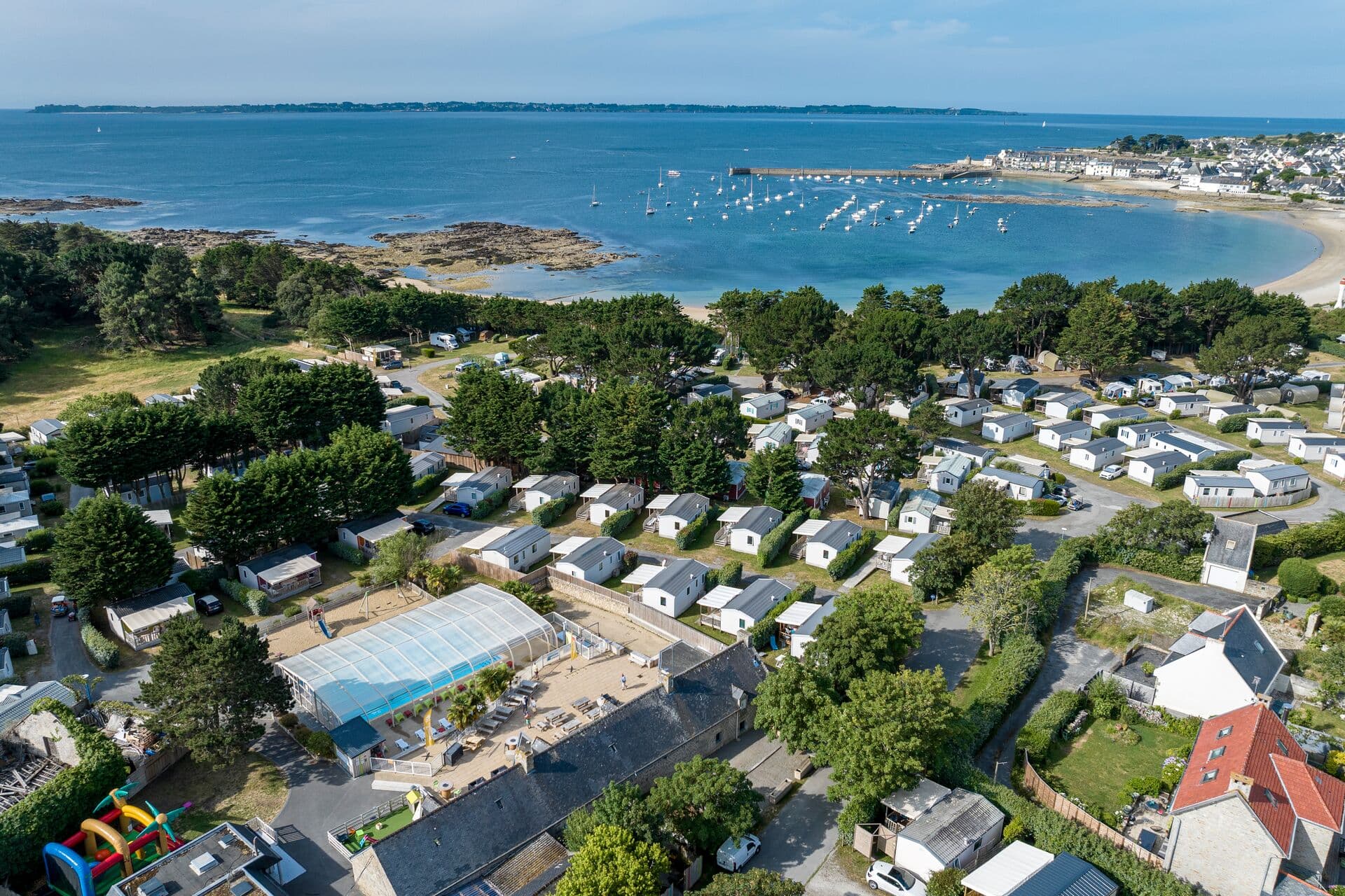 A scenery from Camping Sandaya Belle Plage