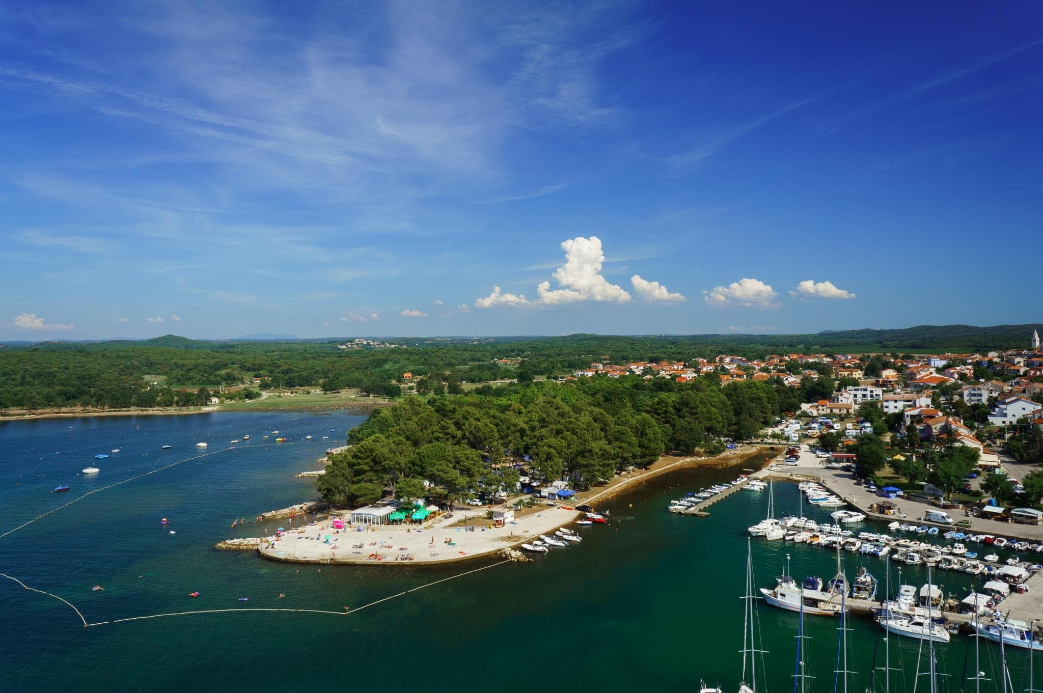 A scenery from Camping Puntica