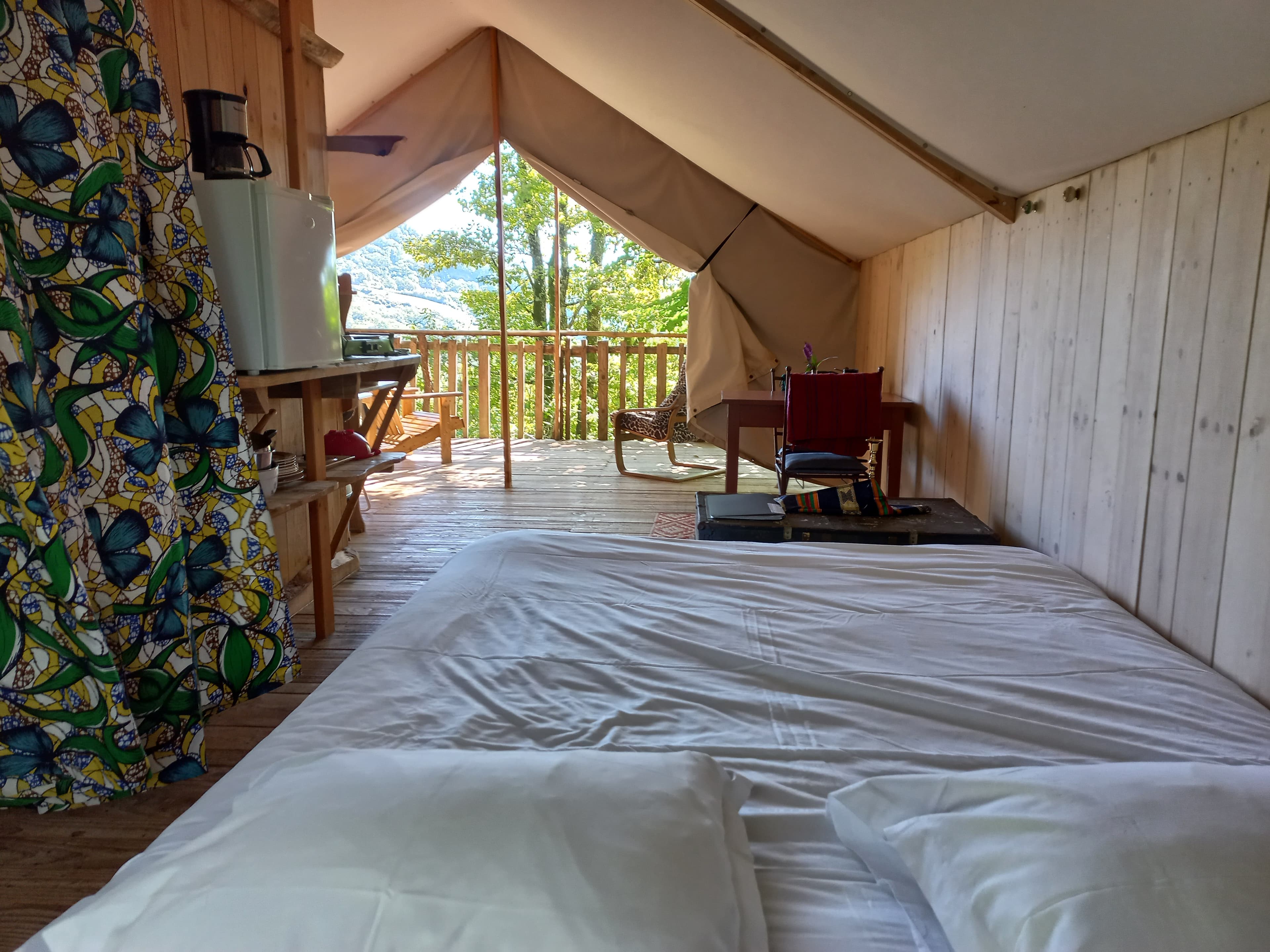 A scenery from Camping glamping Terre Rouge