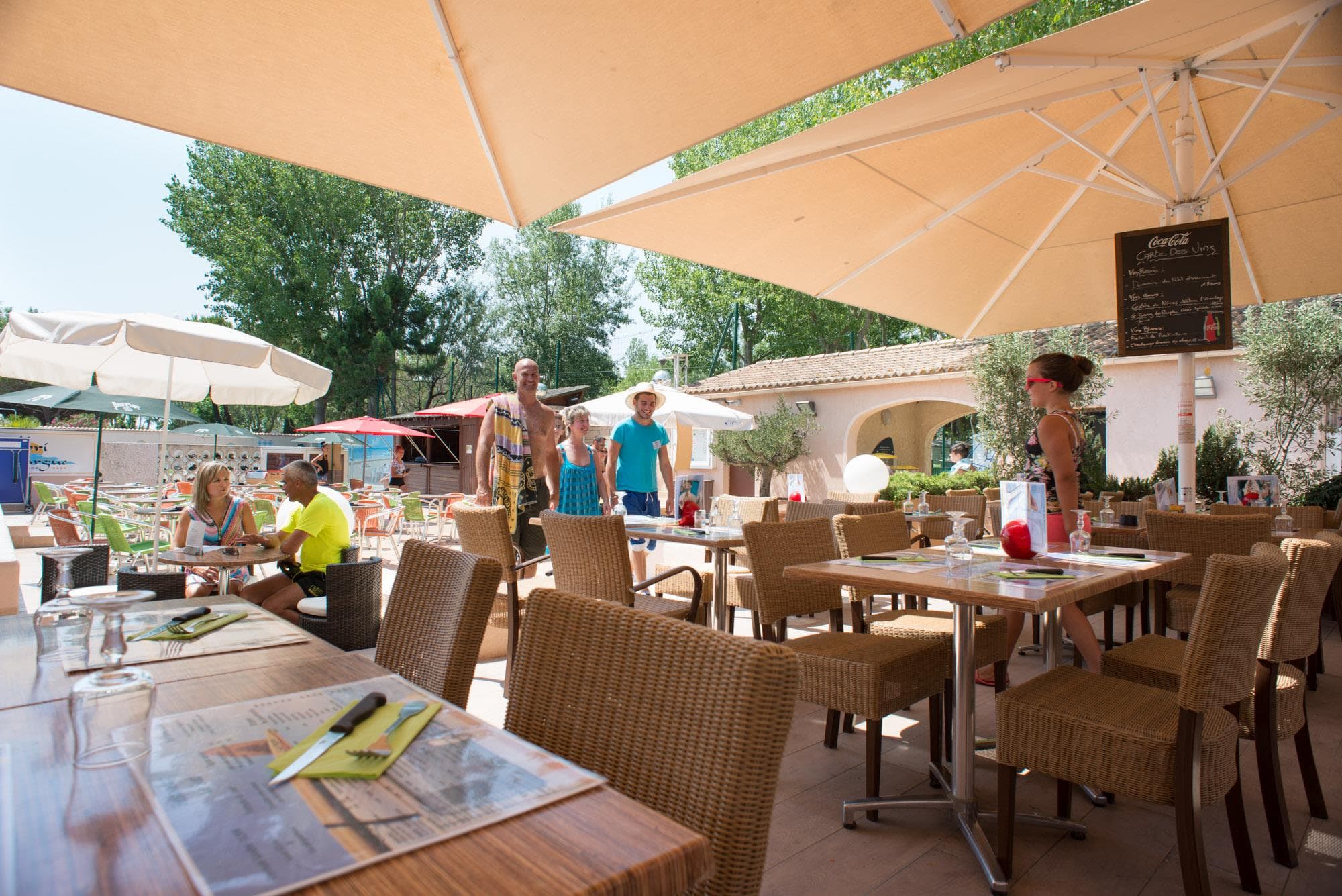 A scenery from Camping Abri de Camargue