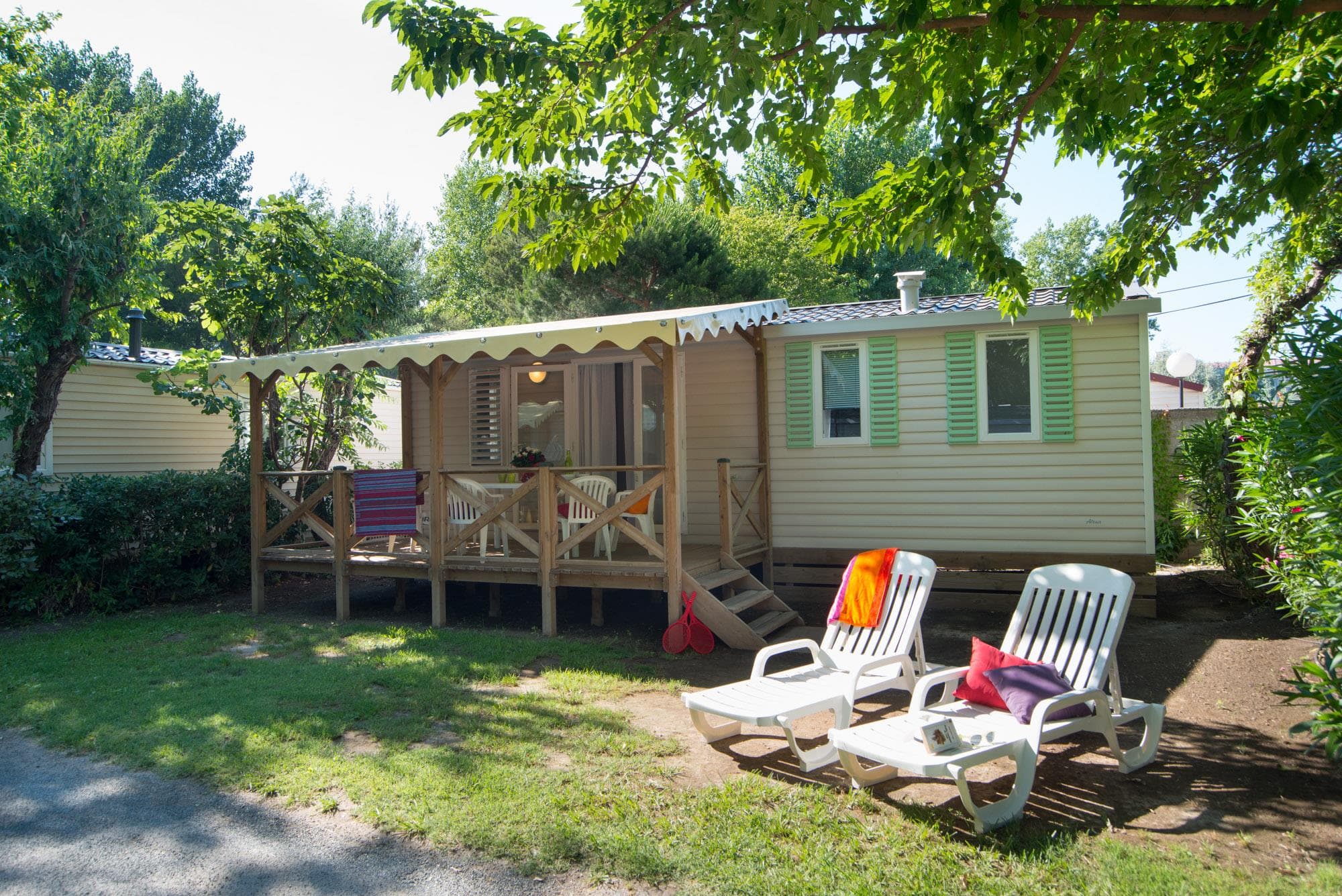 A scenery from Camping Abri de Camargue