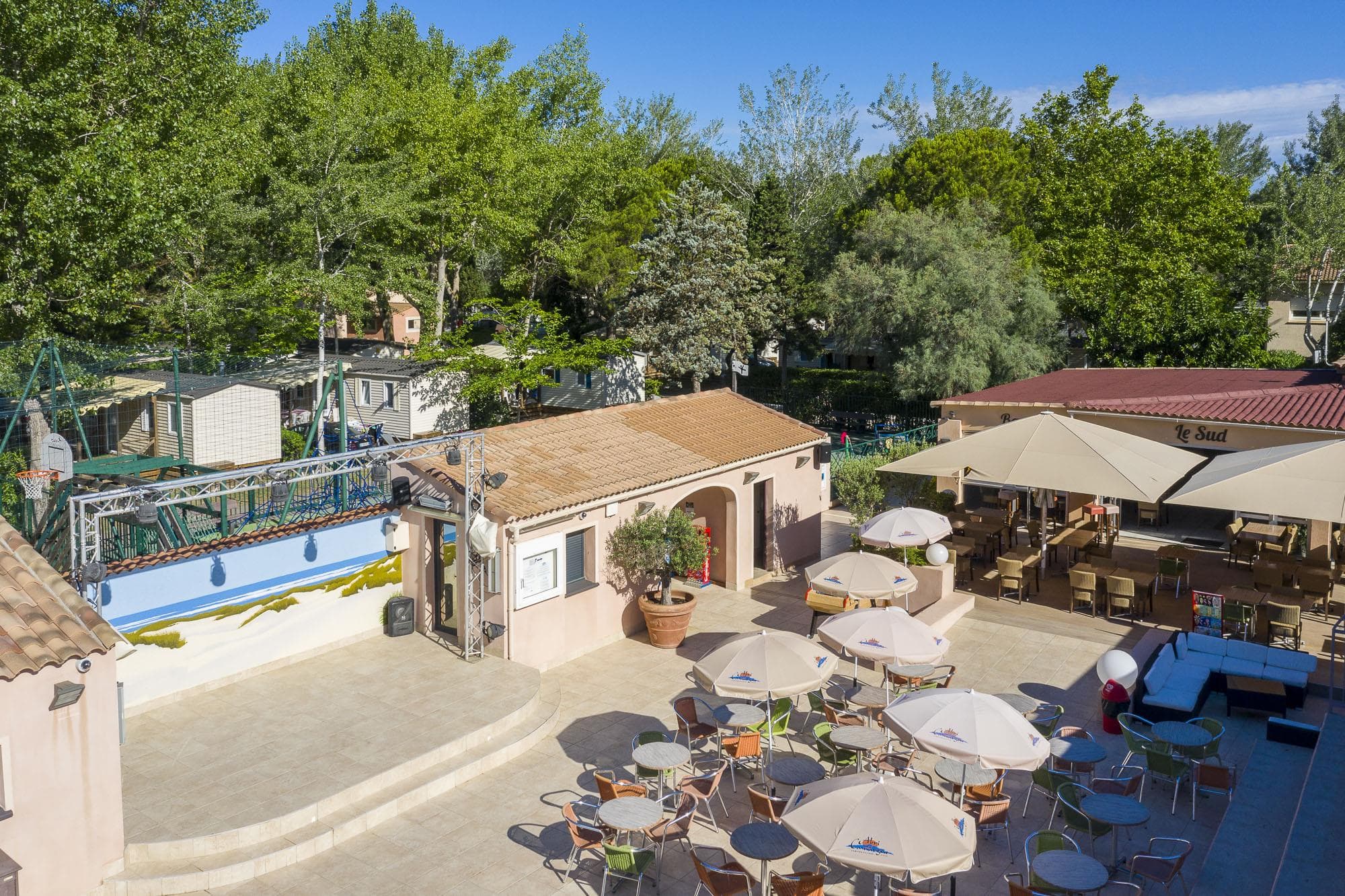 A scenery from Camping Abri de Camargue