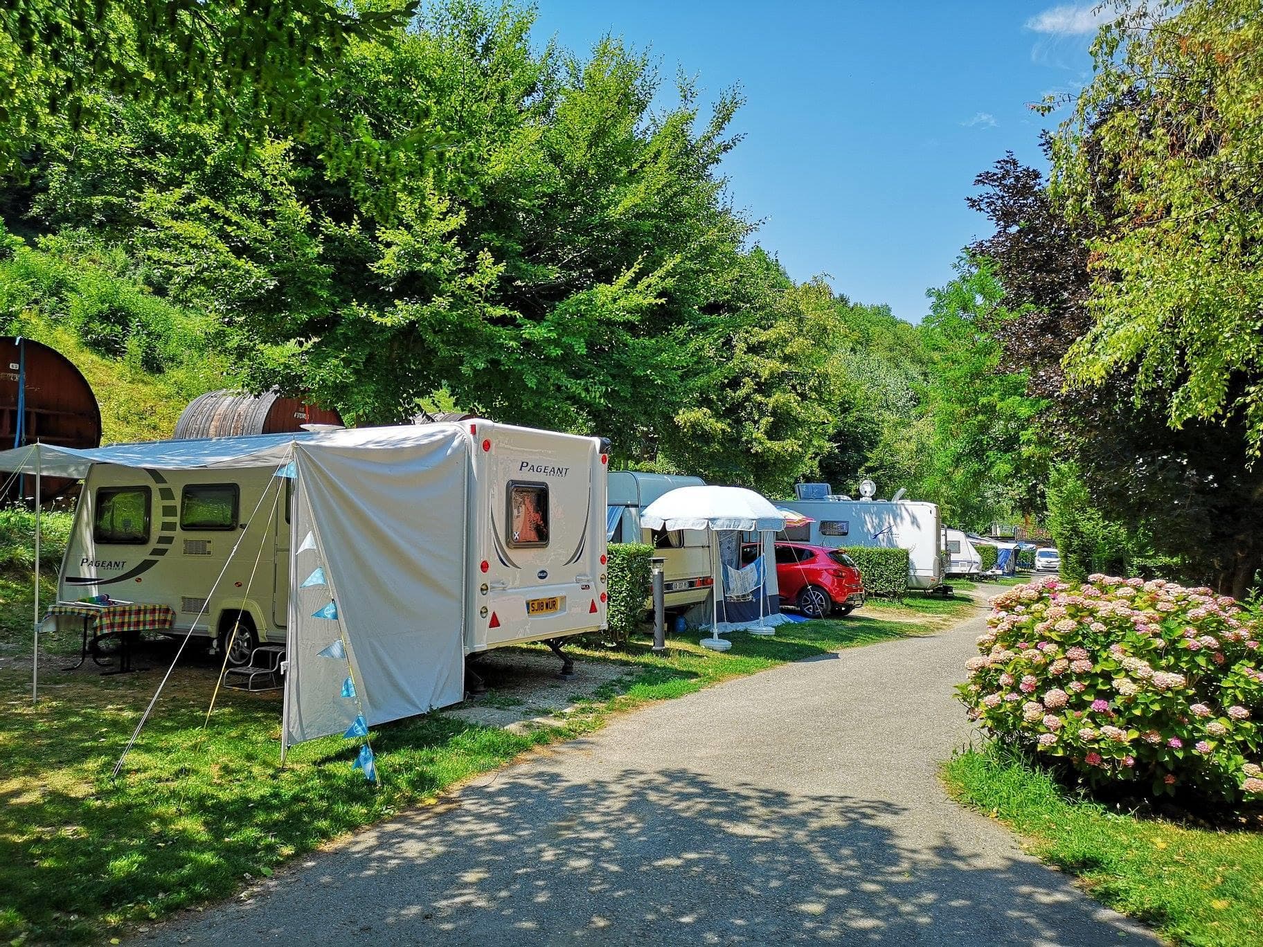 A scenery from Camping Marie France