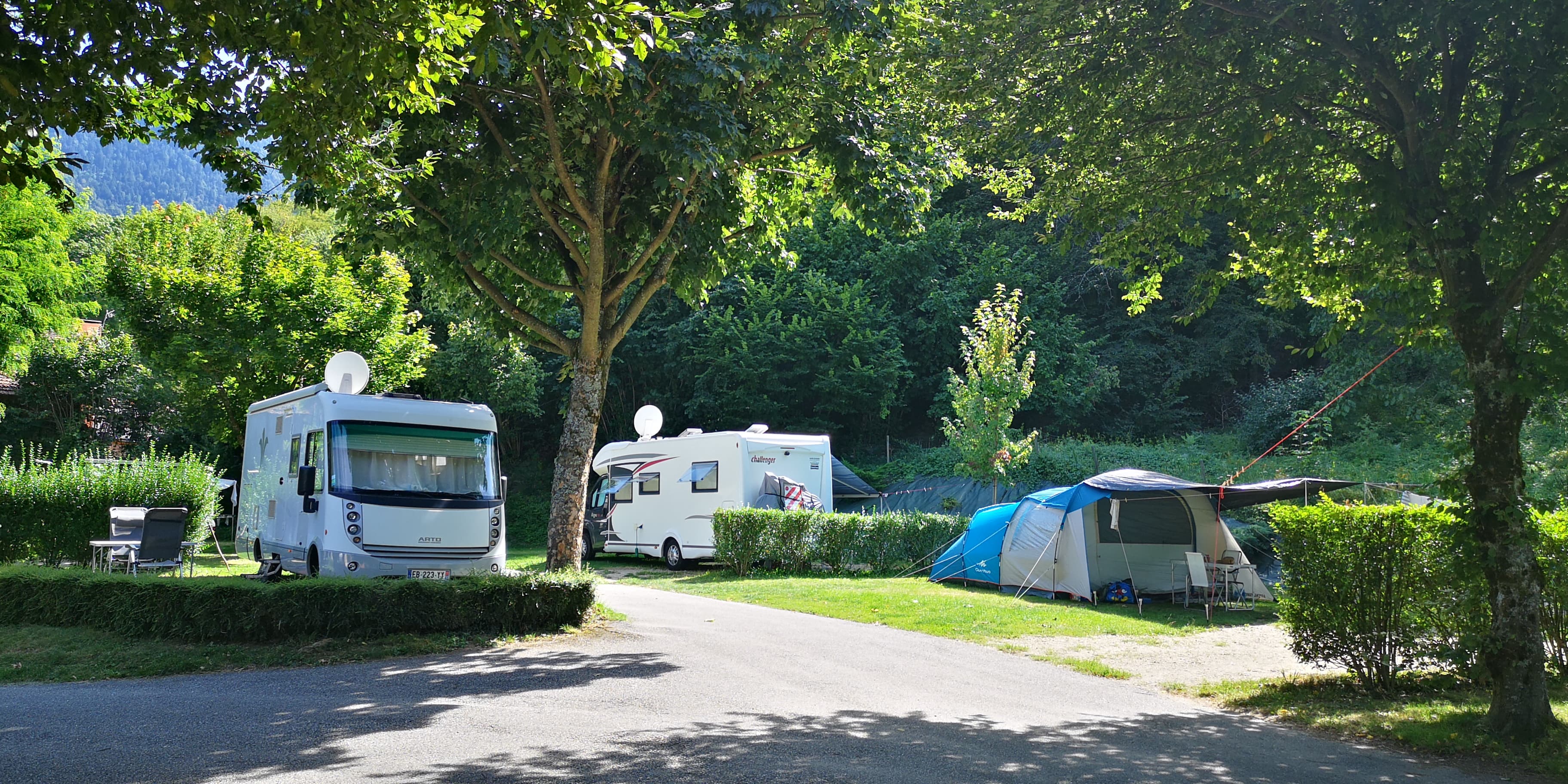 A scenery from Camping Marie France