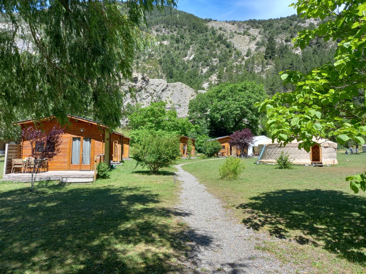 A scenery from Camping Mandala