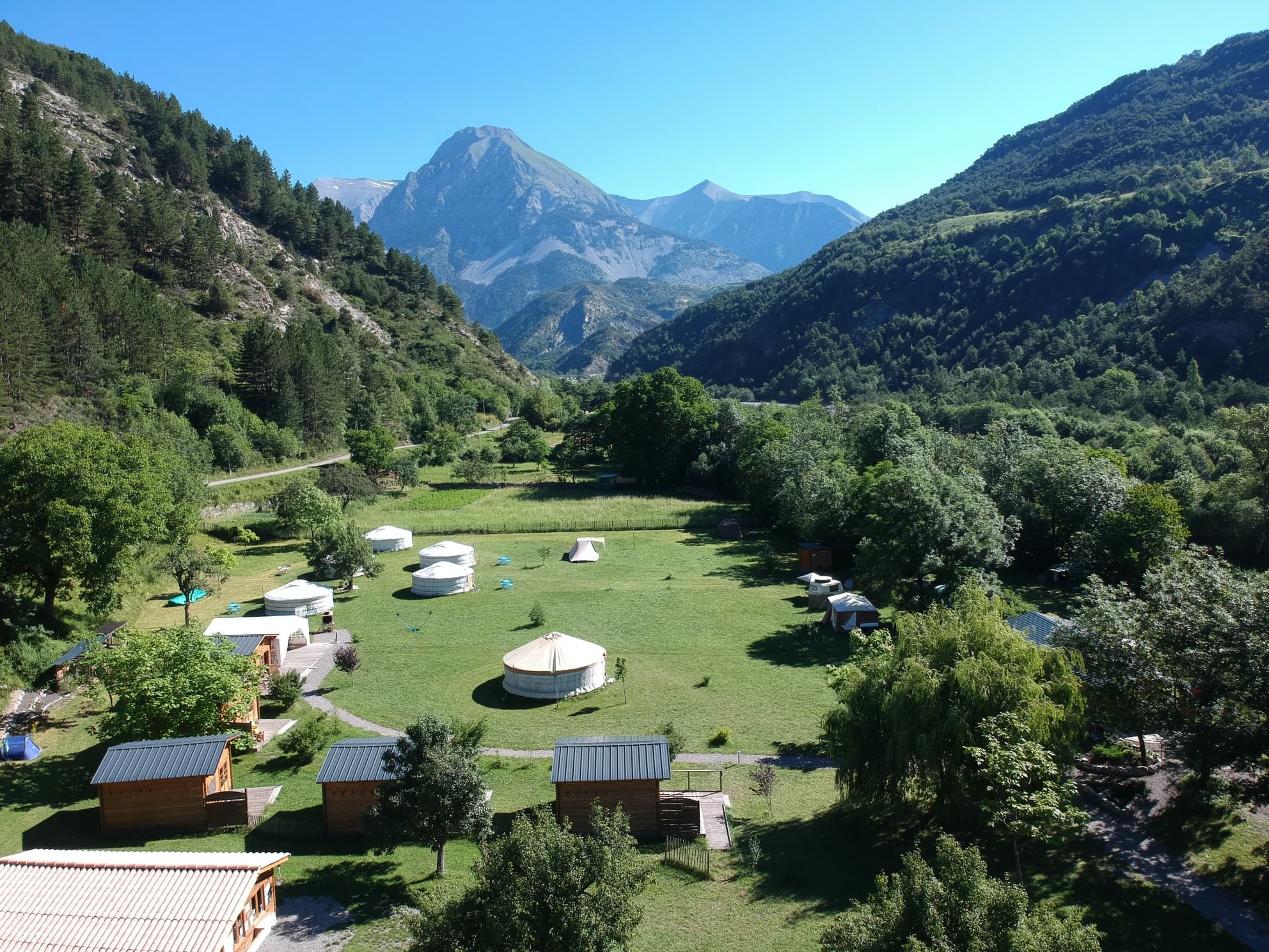 A scenery from Camping Mandala