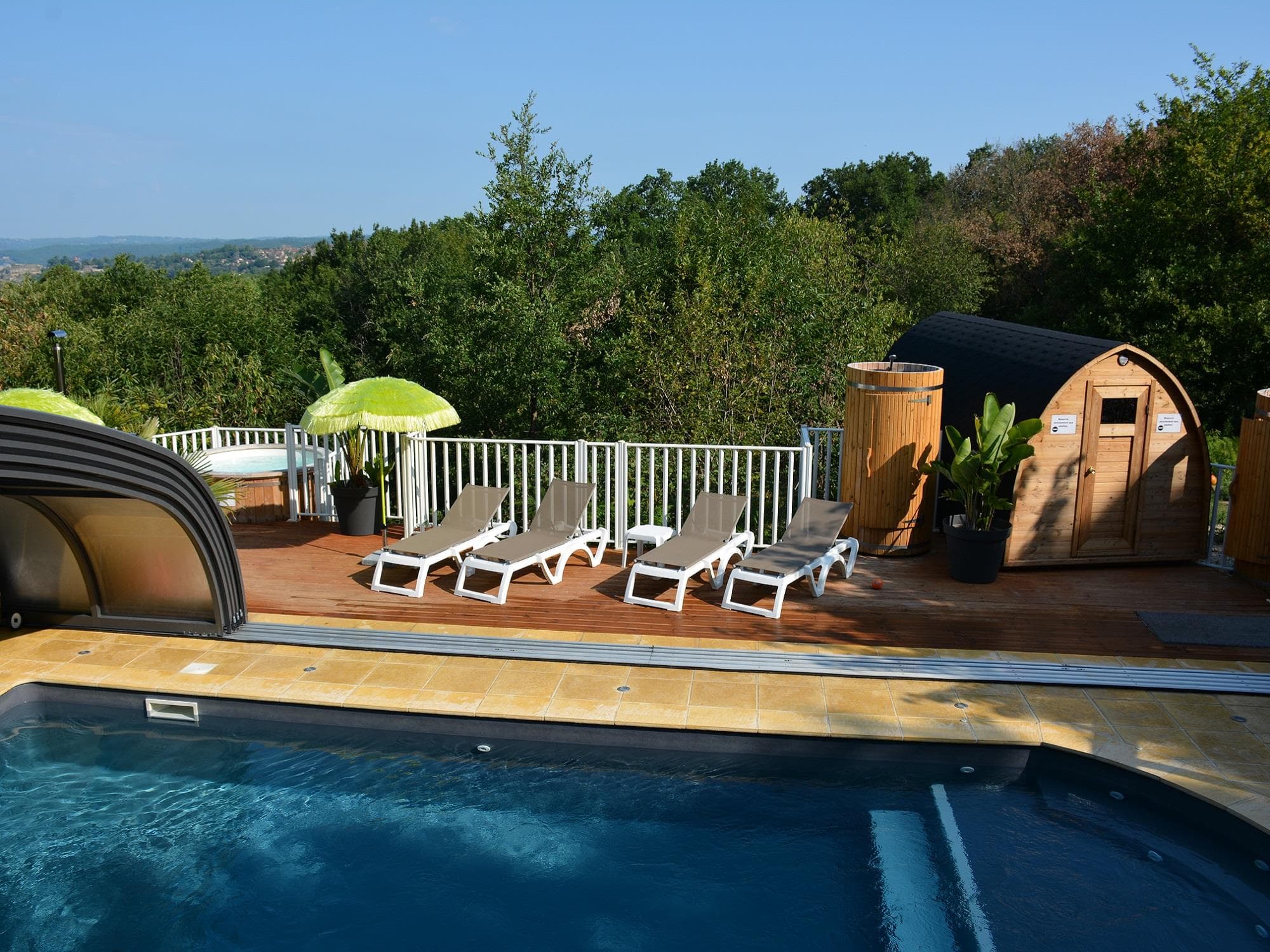 A scenery from Les Ventoulines Village & Spa