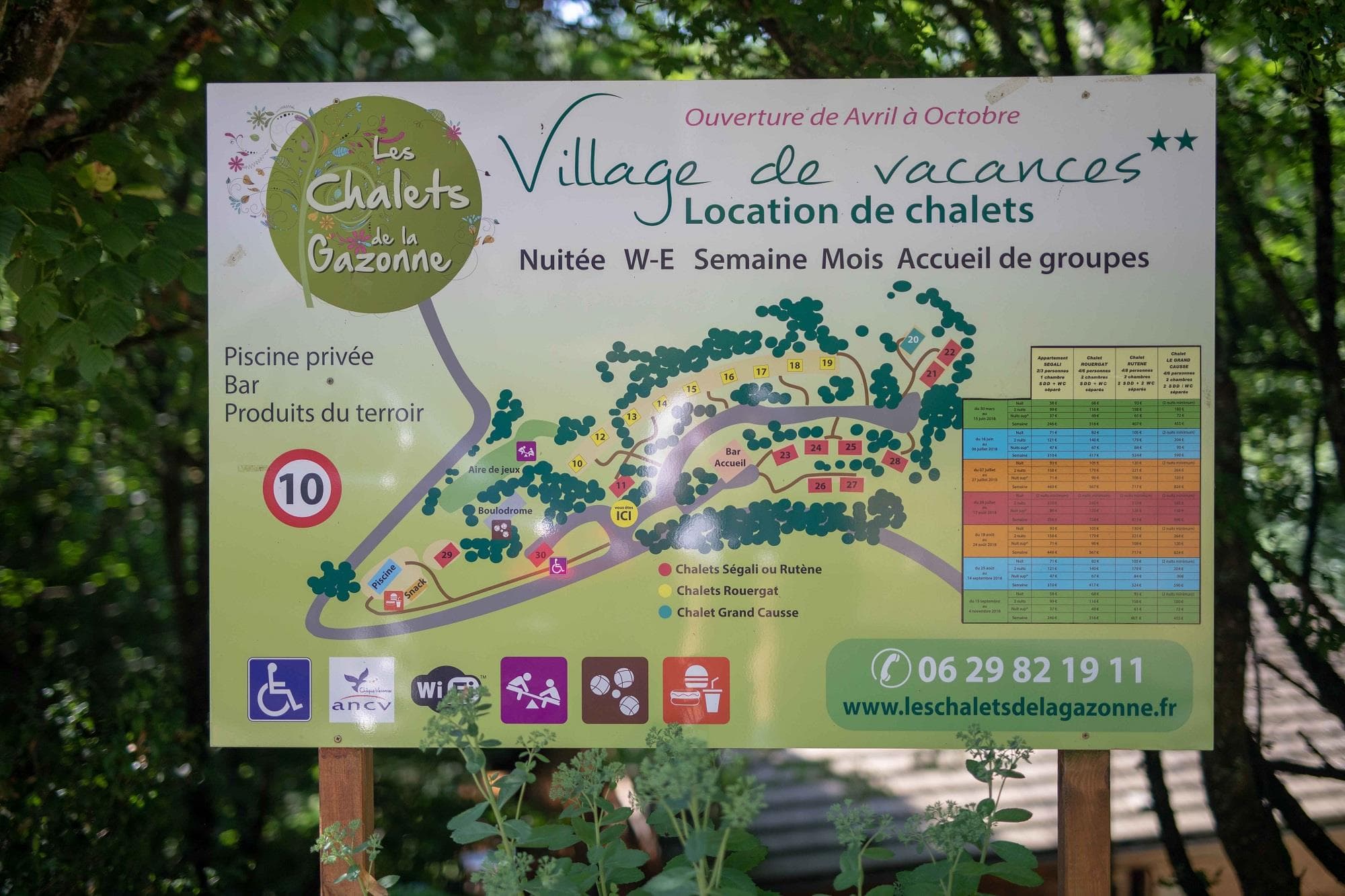 A scenery from Les Chalets de la Gazonne