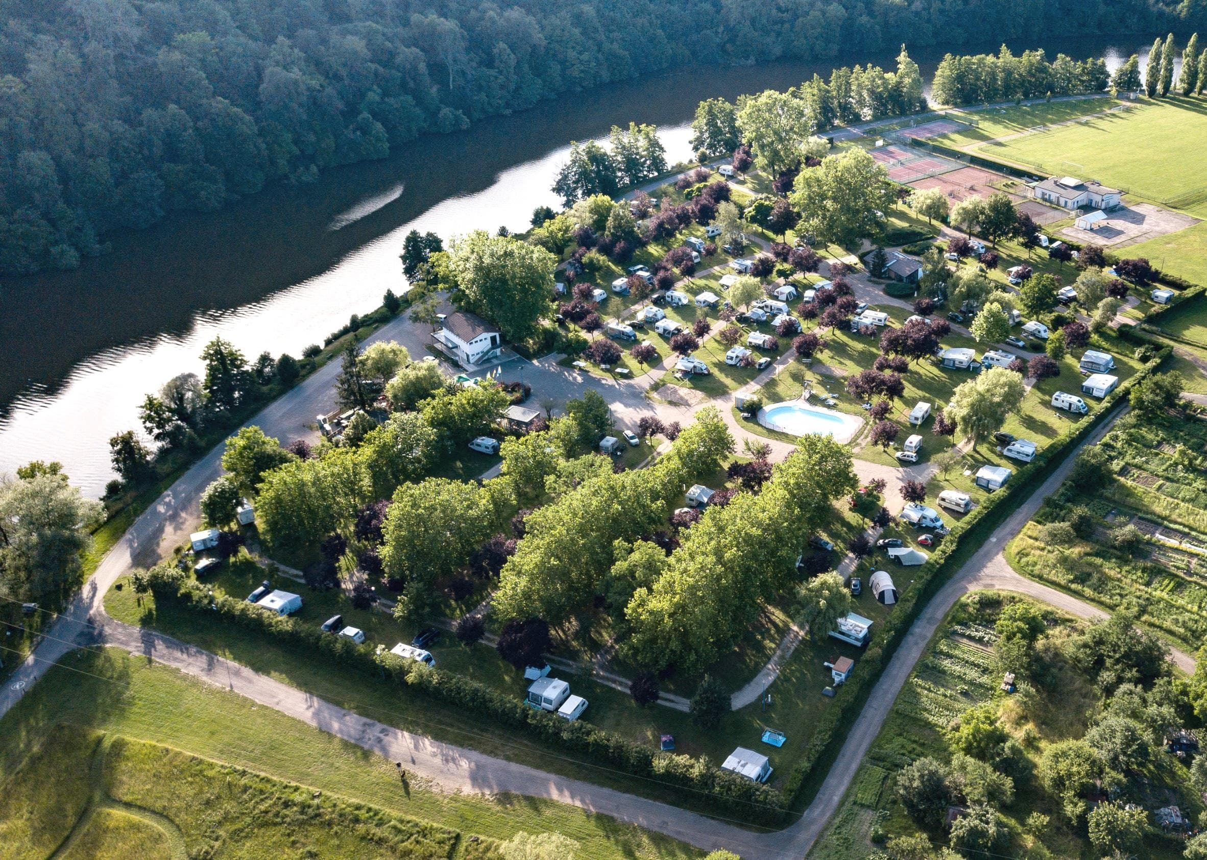A scenery from Camping de la Moselle