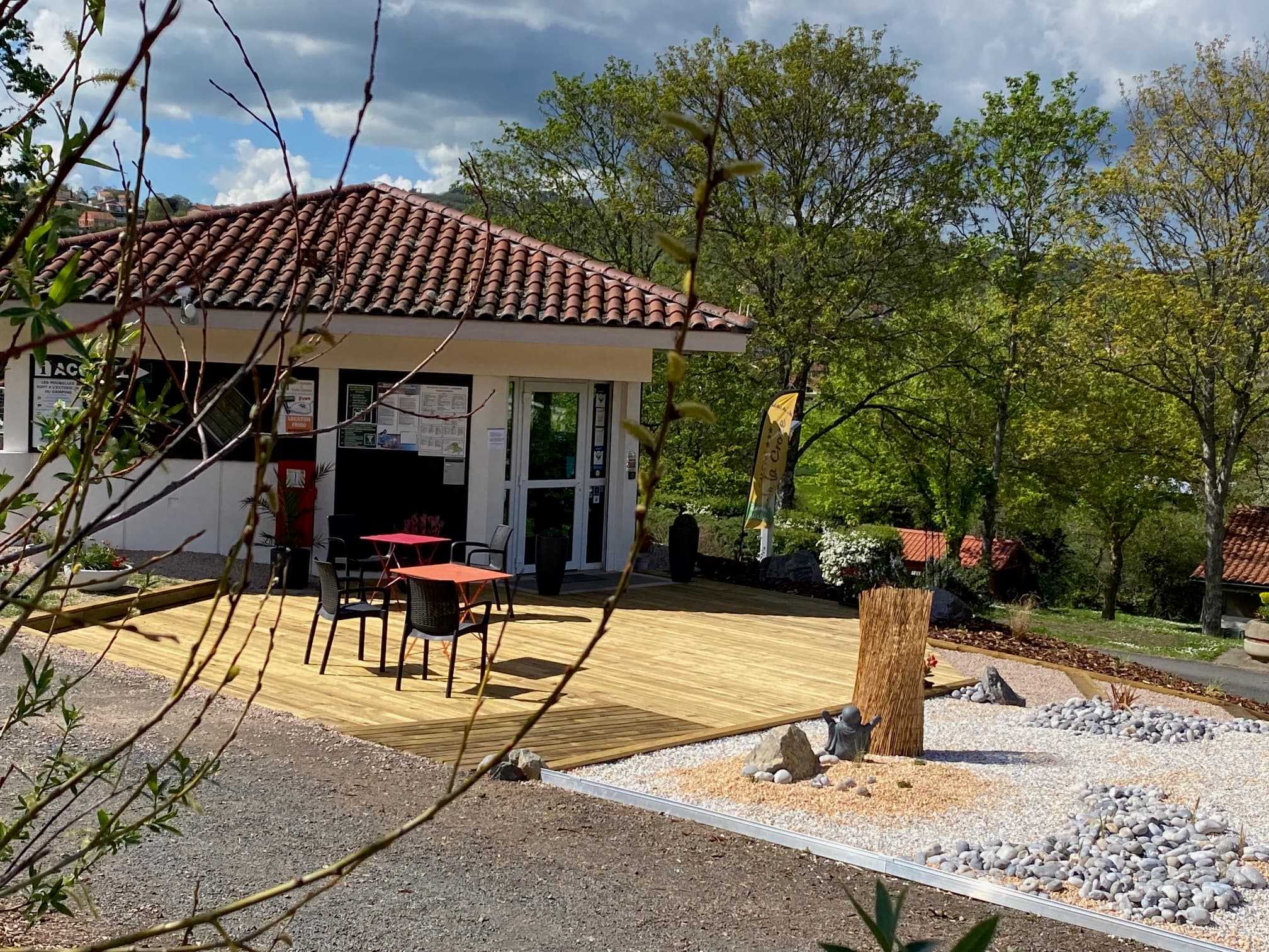 A scenery from Camping de la Croze