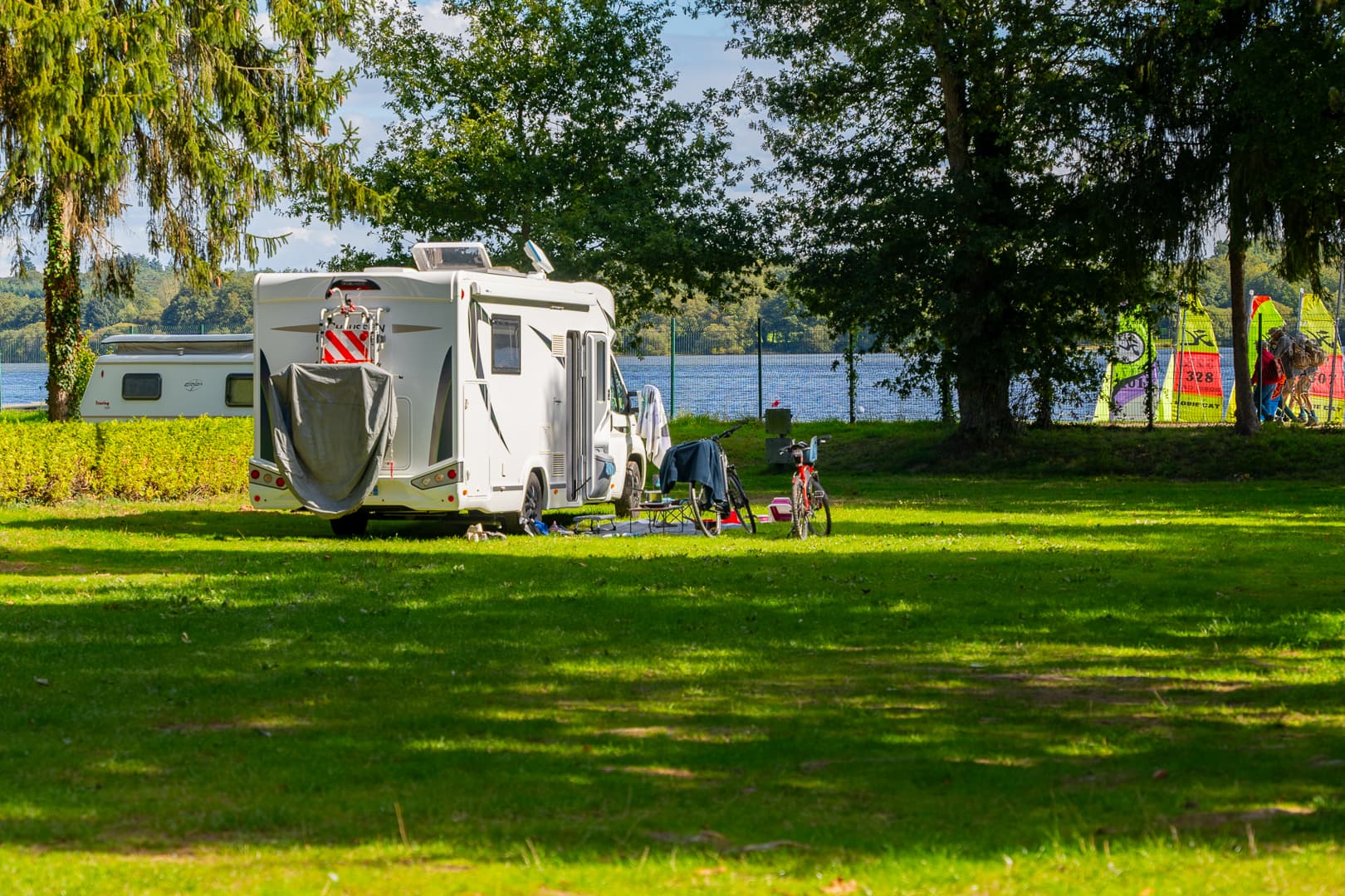A scenery from Camping du Lac au Duc