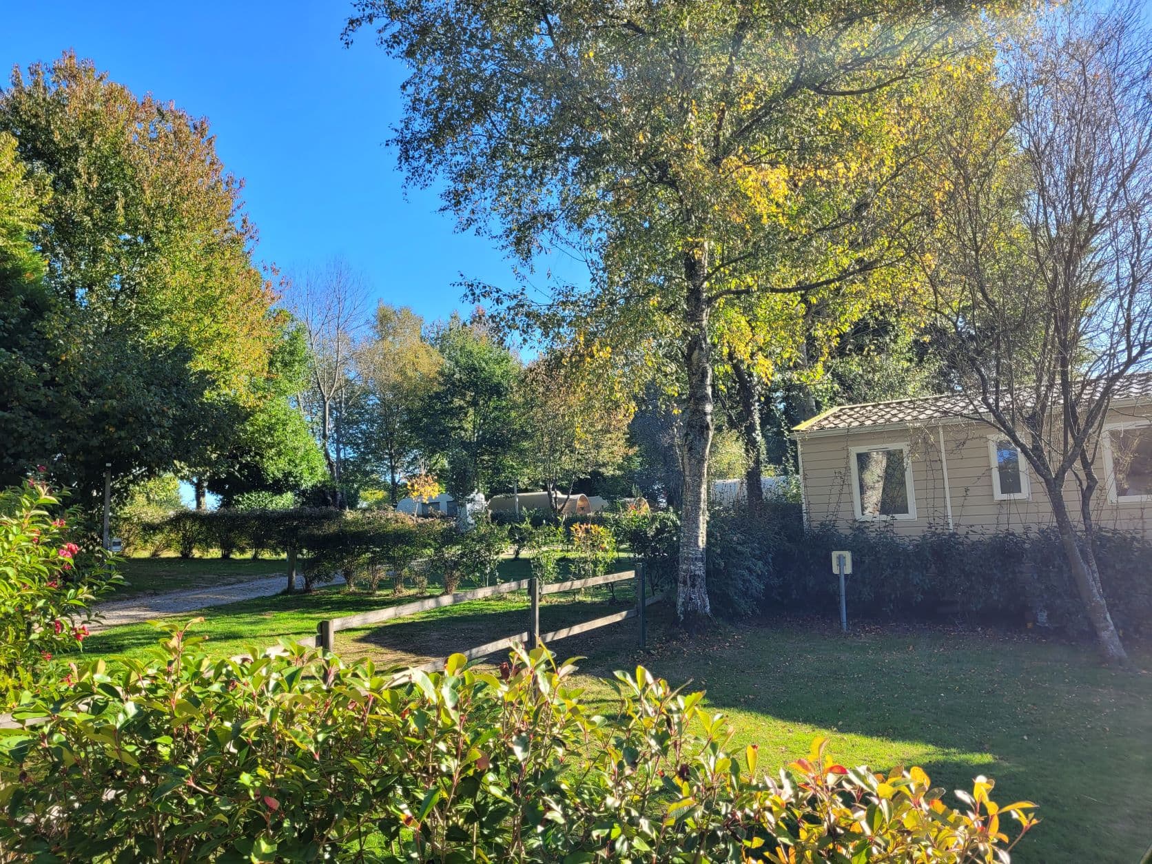 A scenery from Camping des Cerisiers