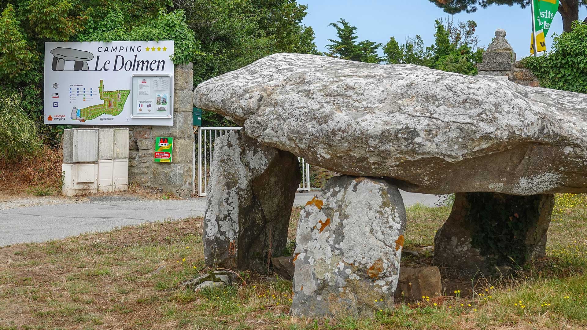 A scenery from Camping Le Dolmen
