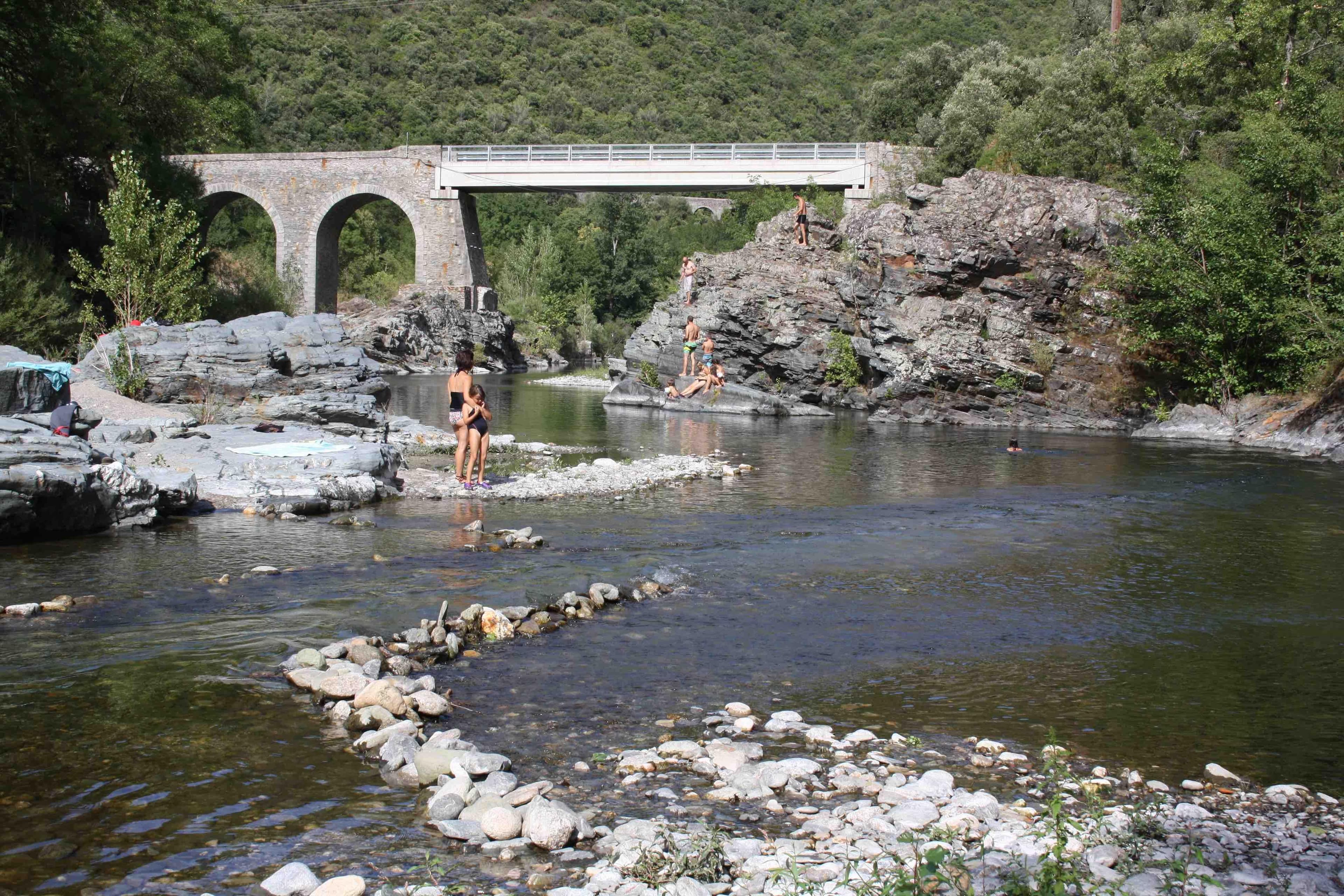 A scenery from Camping Les Gorges de l'Hérault