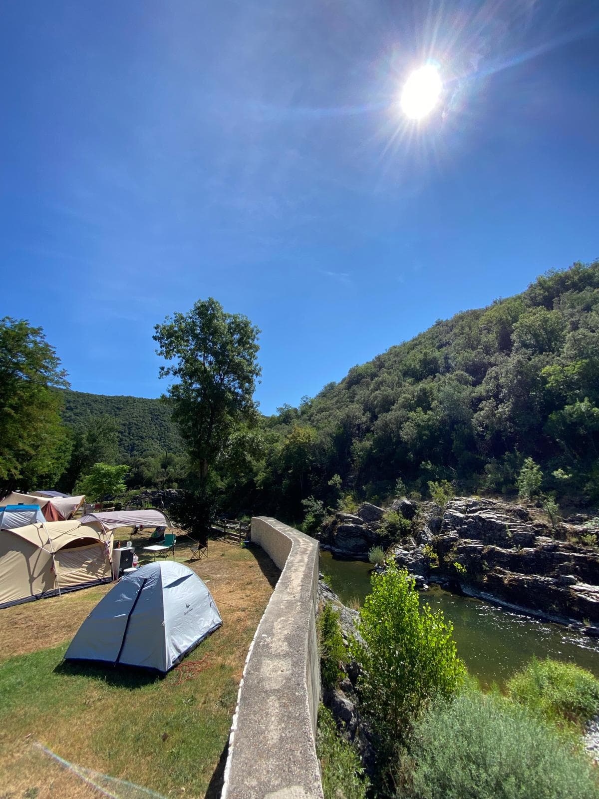 A scenery from Camping Les Gorges de l'Hérault