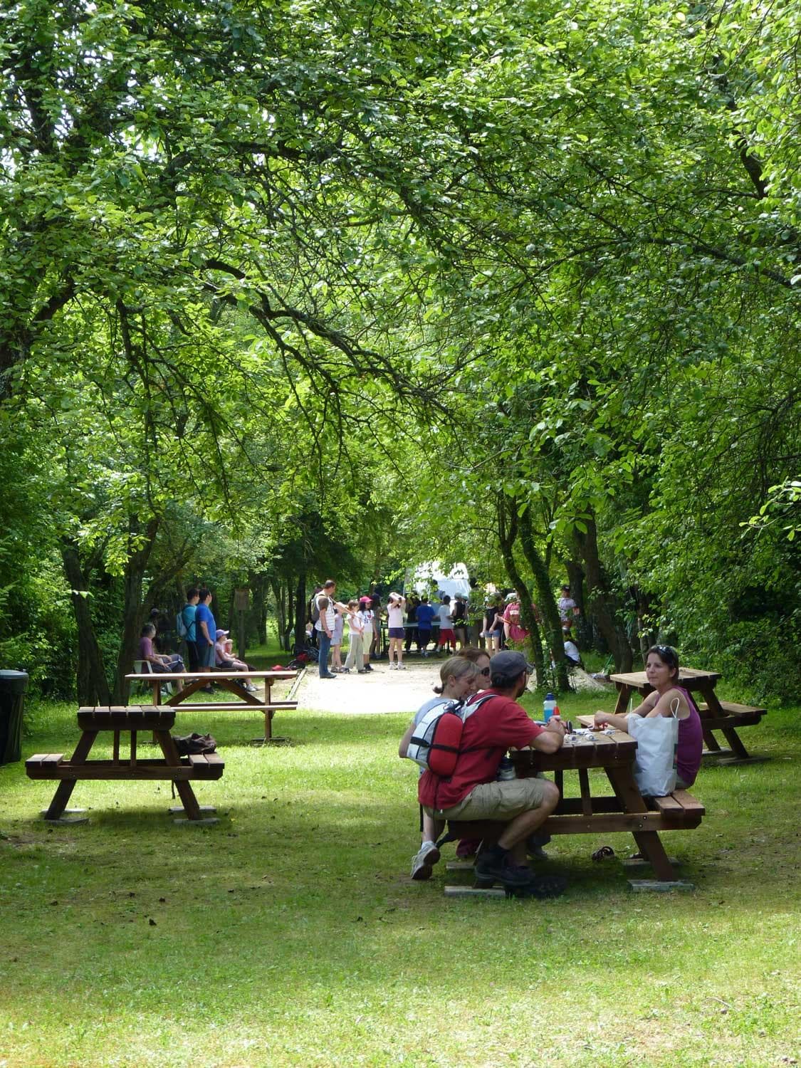 A scenery from Camping LE NID VERT