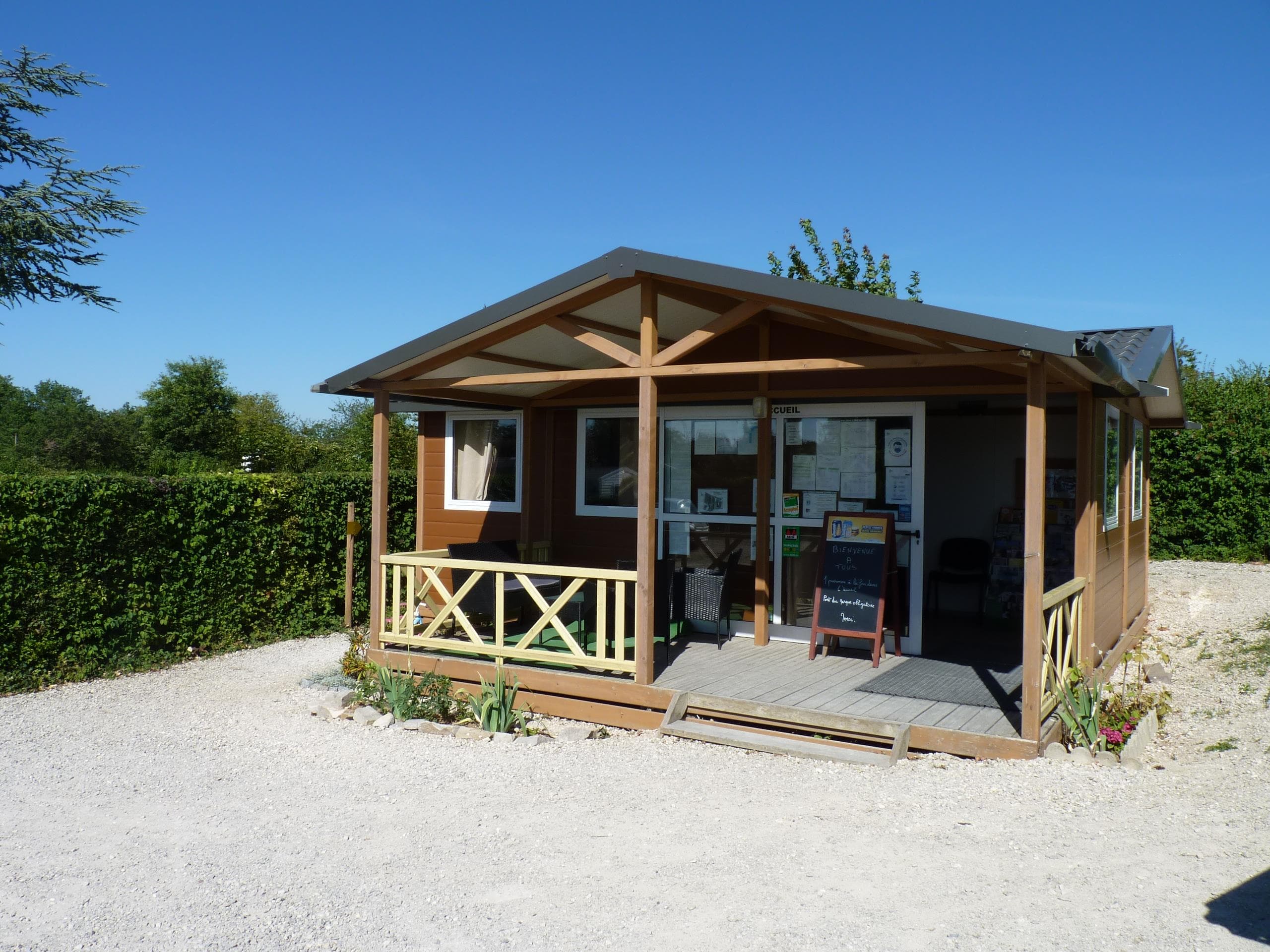 A scenery from Camping LE NID VERT