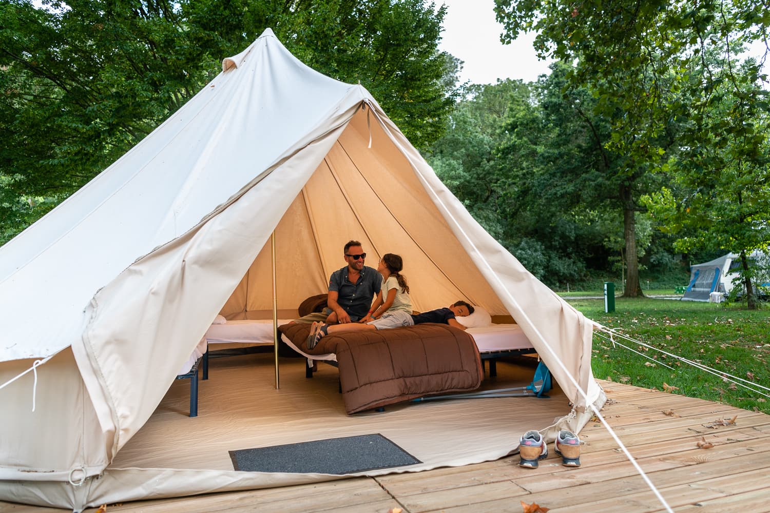 A scenery from Camping L'Escale de Loire