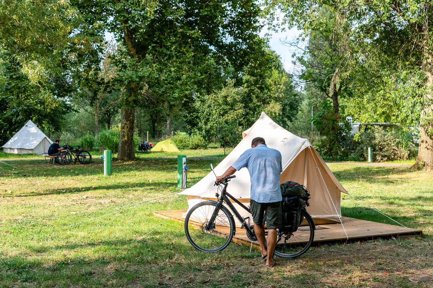 A scenery from Camping L'Escale de Loire