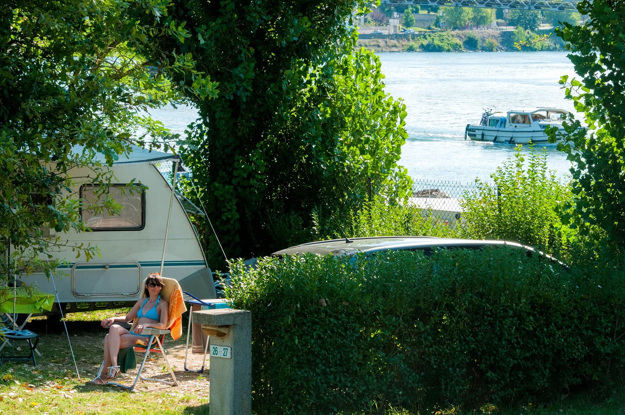 A scenery from Camping Kanopée Village