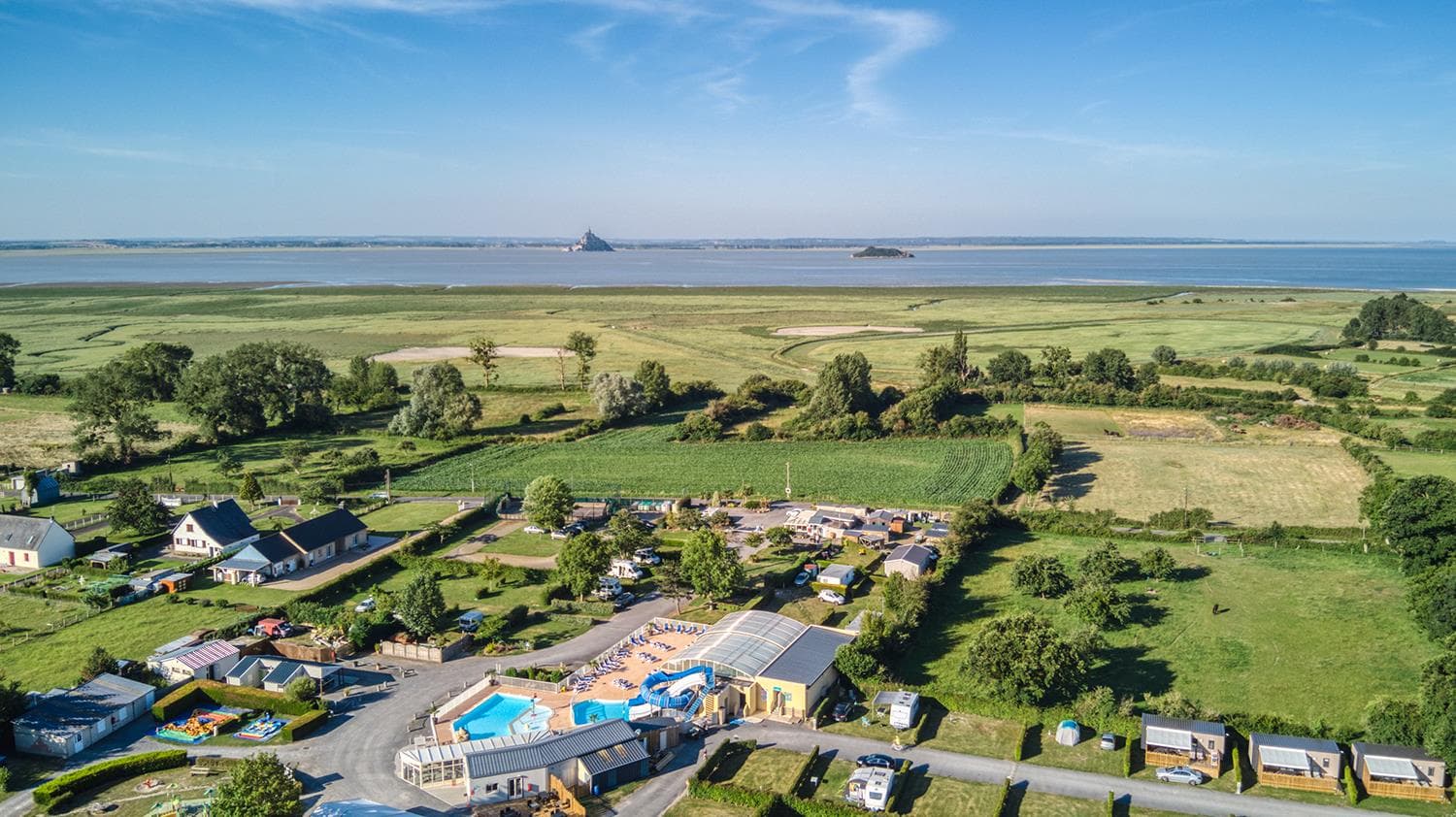 A scenery from Camping Sandaya Mont Saint-Michel