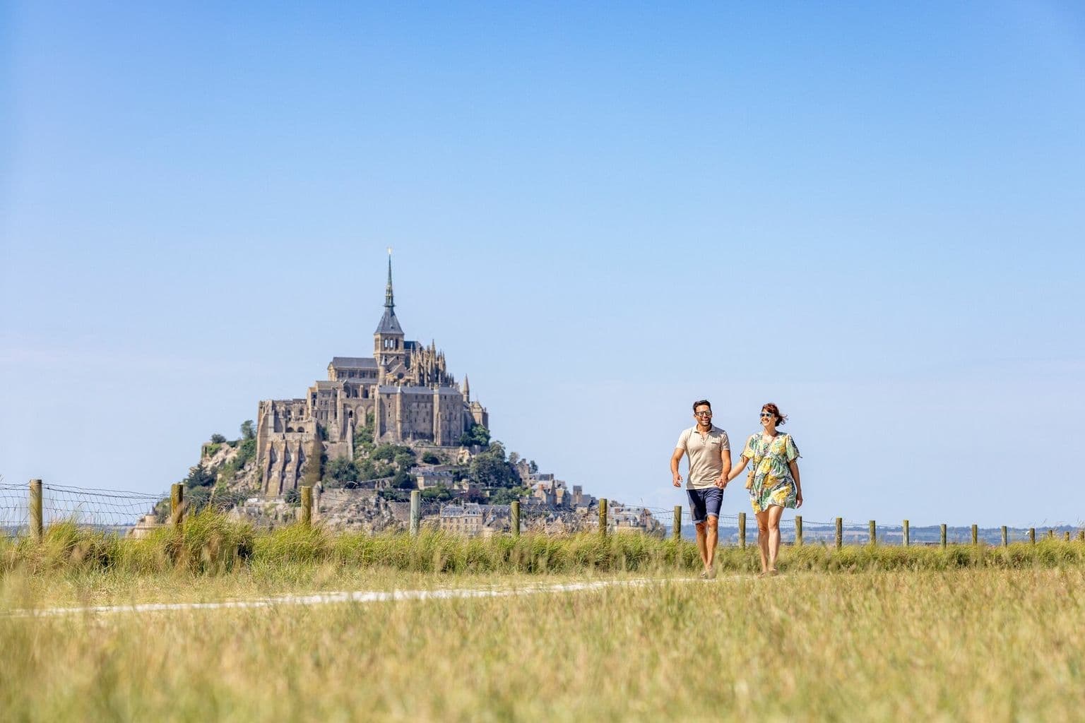 A scenery from Camping Sandaya Mont Saint-Michel