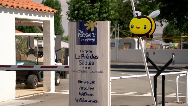 A scenery from Flower Camping Le Pré des Sables