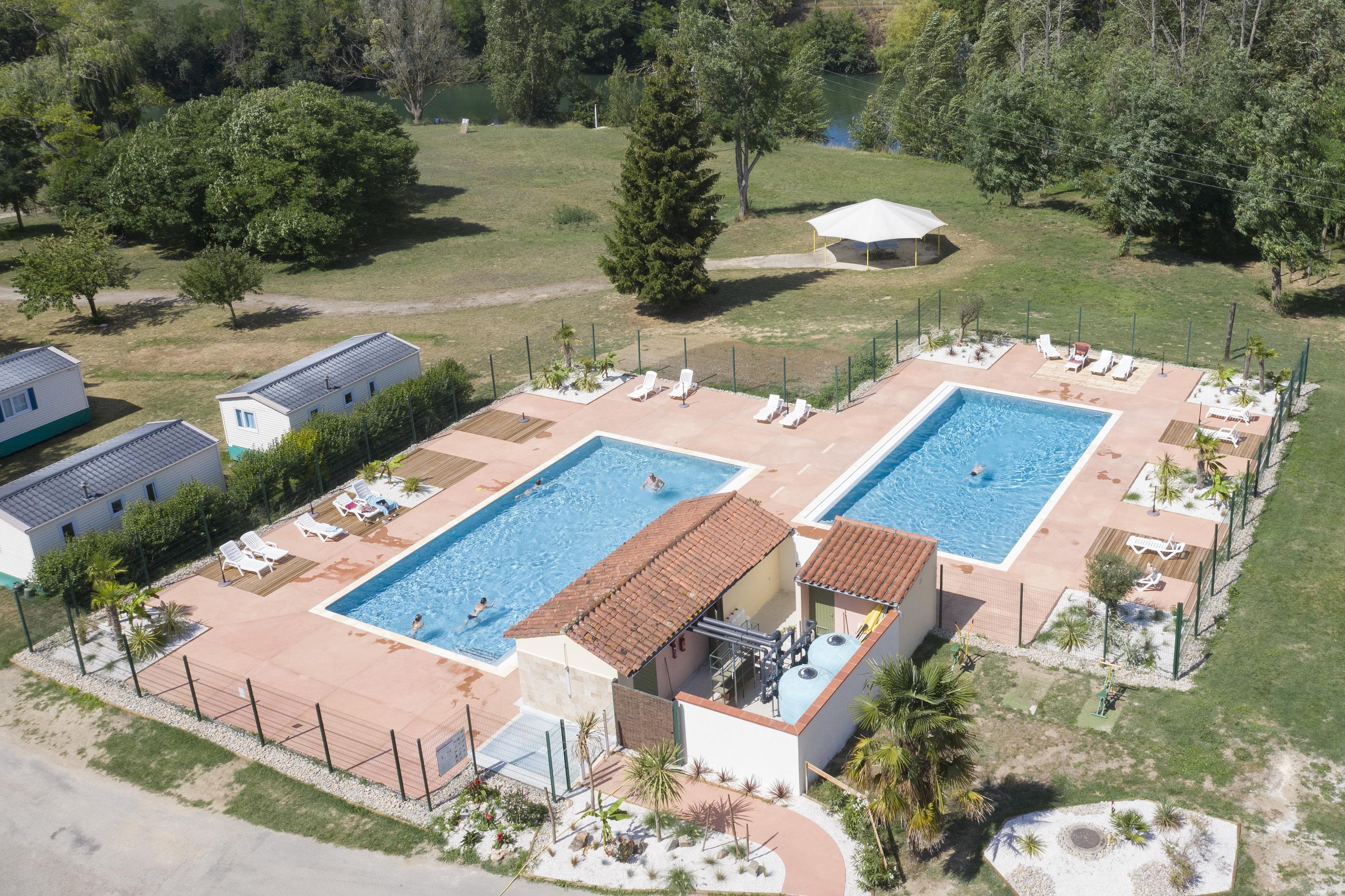 A scenery from Camping La Bastide