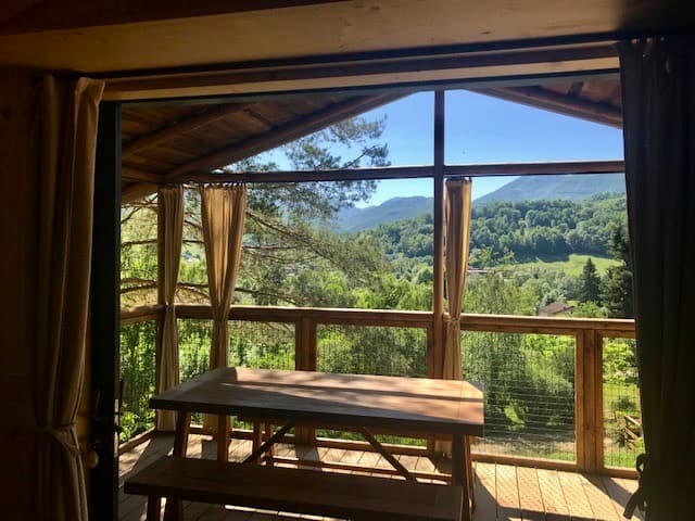 A scenery from Camping Gîte Au Songe du Valier