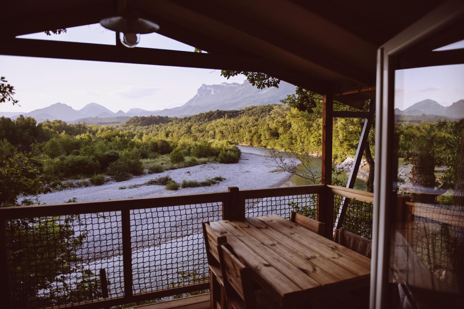 A scenery from Les Chamberts camping et lodges