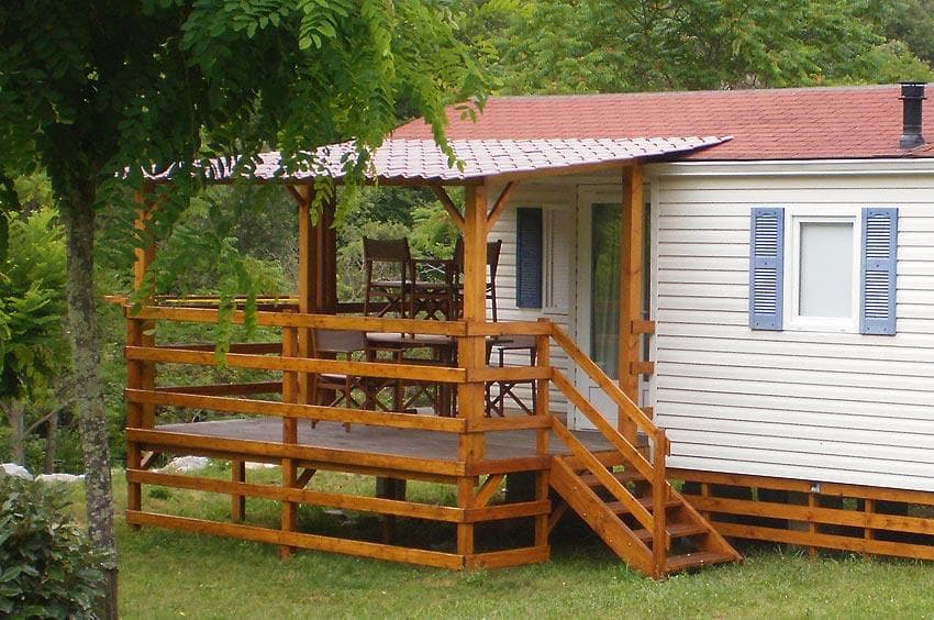 A scenery from Camping le Chaudebry