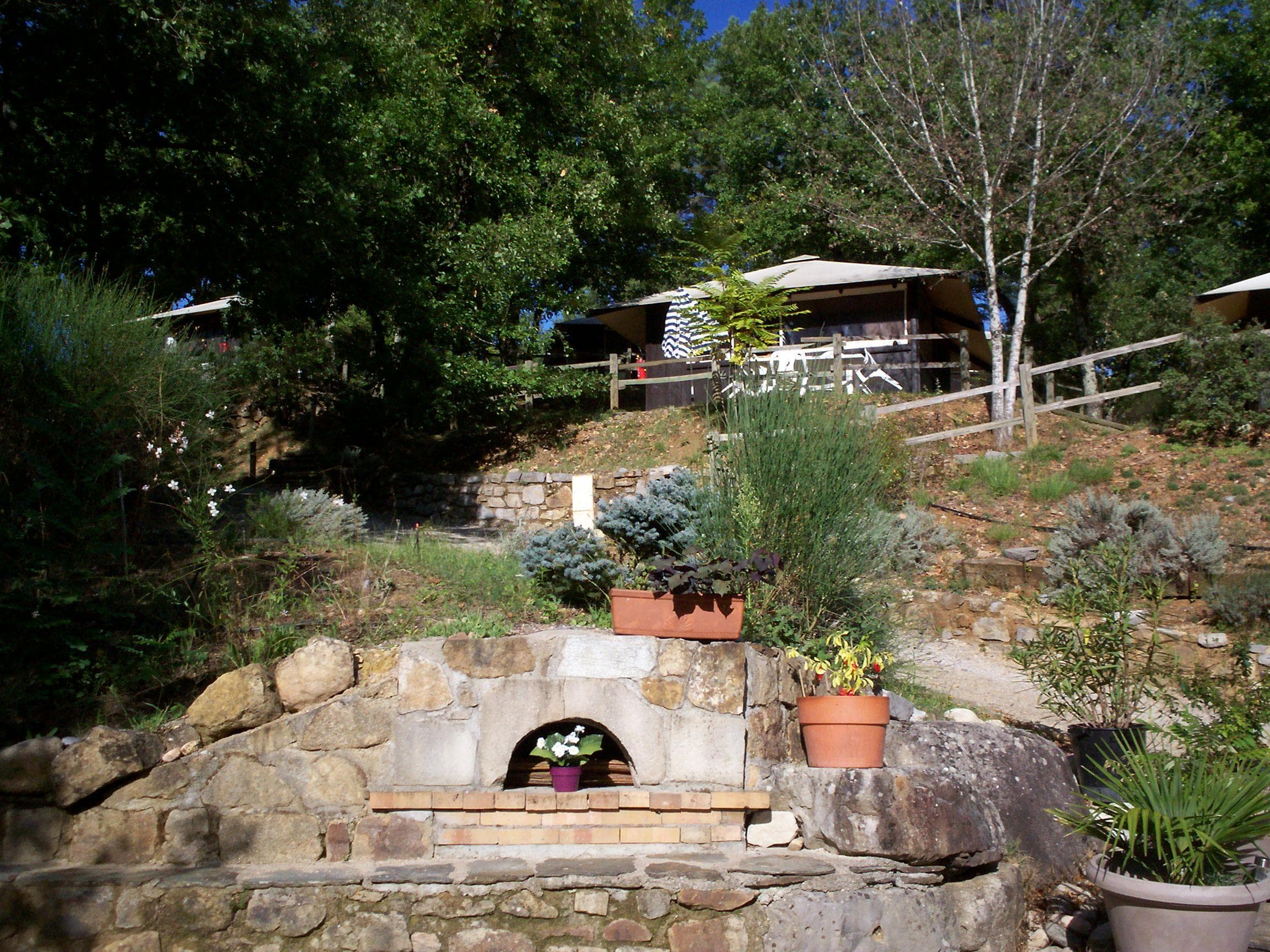 A scenery from Les Cabanes de Cornillon